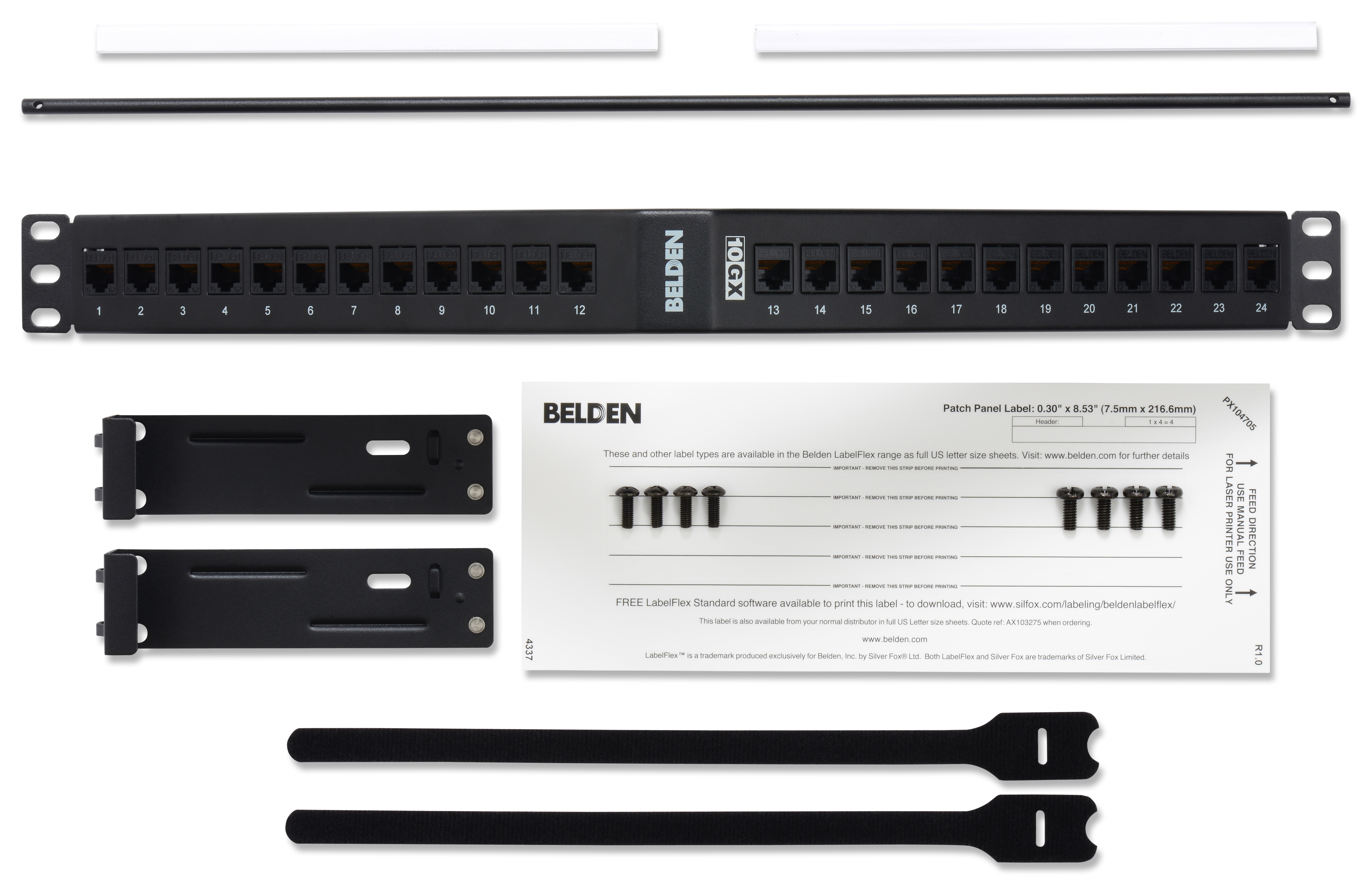 10GX KCONN Cpl PP Angled 24 1U