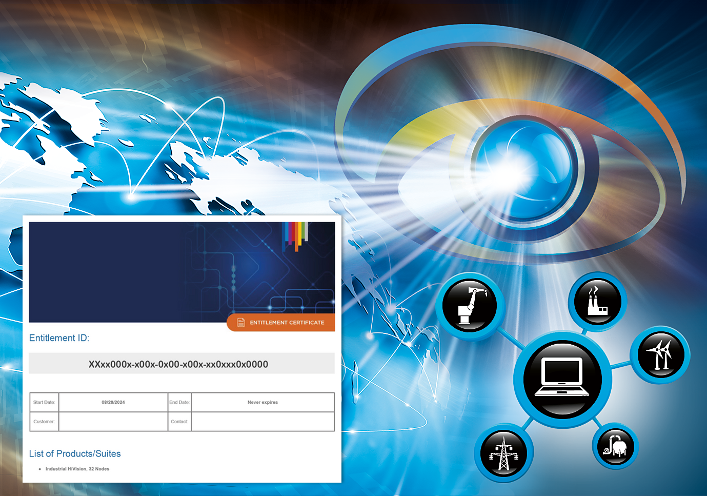 Industrial HiVision, 1024 Nodes - Belden licensing option