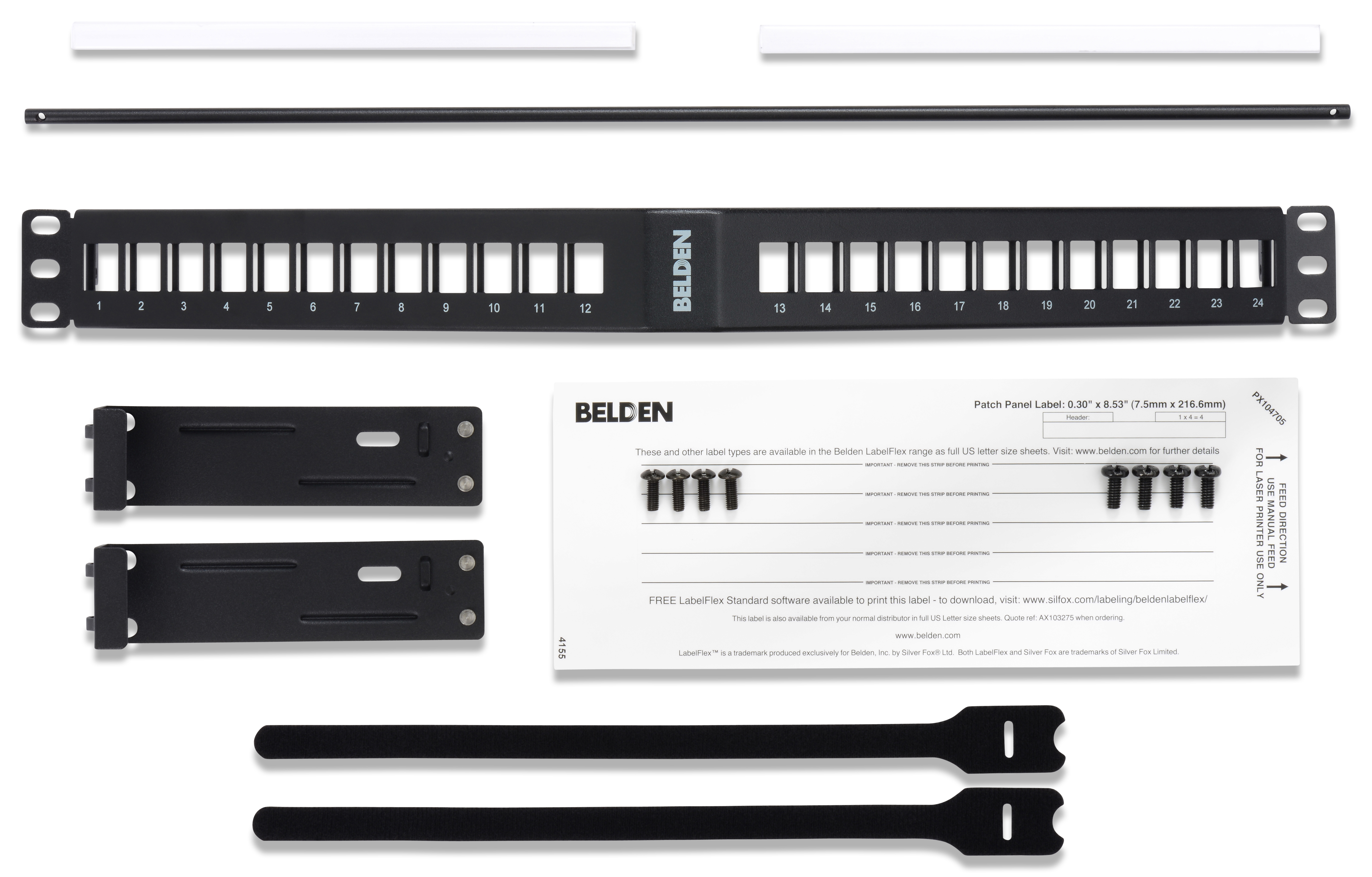 KCONN Angled PP 24 1U