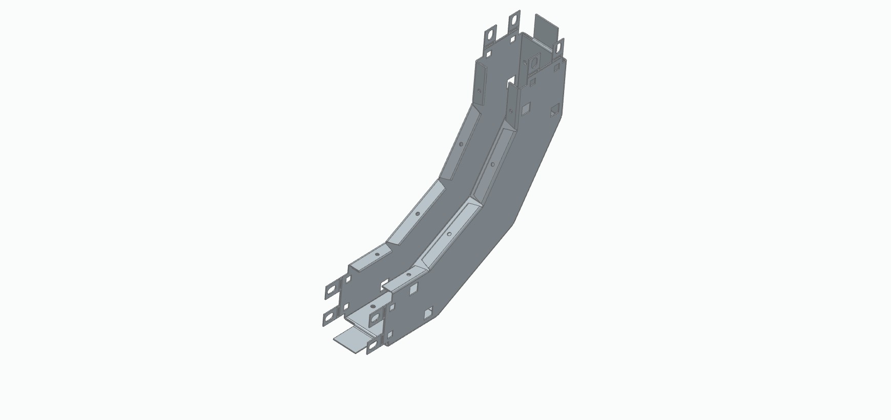WireMesh Tray Upward Elbow-Sec