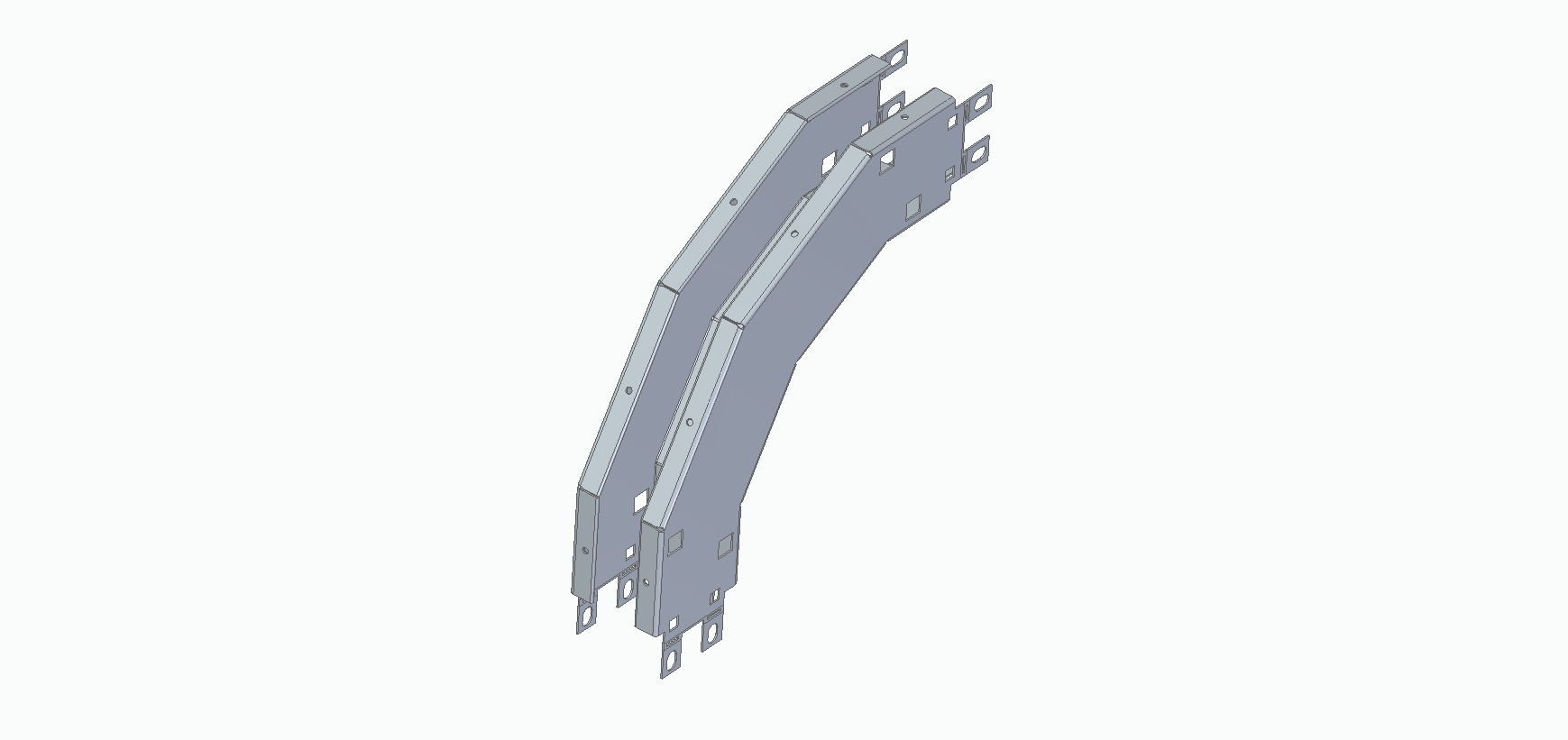 WireMesh Tray Downward Elbow-S