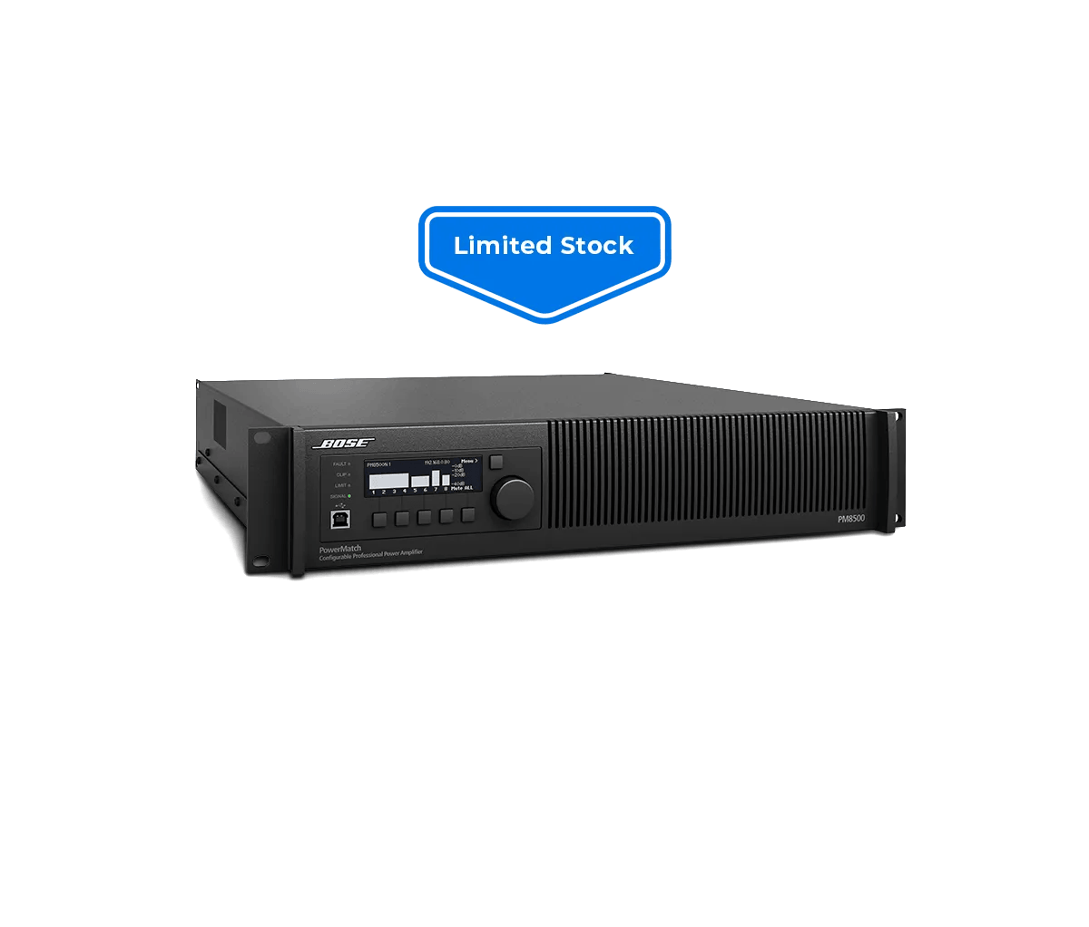 PowerMatch PM8500N configurable power amplifier
