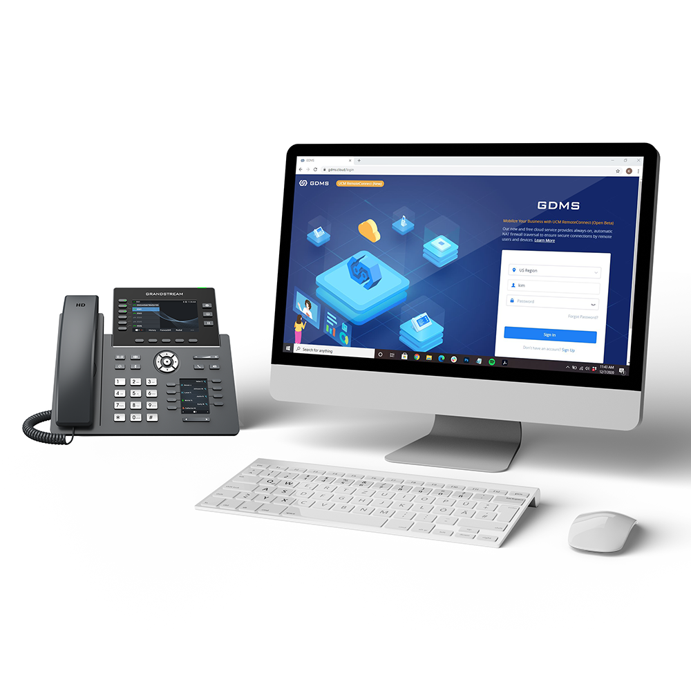 THE GRP2616 IS A 6-LINE CARRIER-GRADE IP PHONE DESIGNED WITH ZERO-TOUCH PROVISIO — view 2