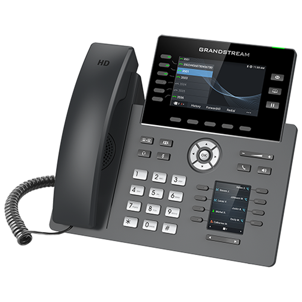 THE GRP2616 IS A 6-LINE CARRIER-GRADE IP PHONE DESIGNED WITH ZERO-TOUCH PROVISIO — view 3
