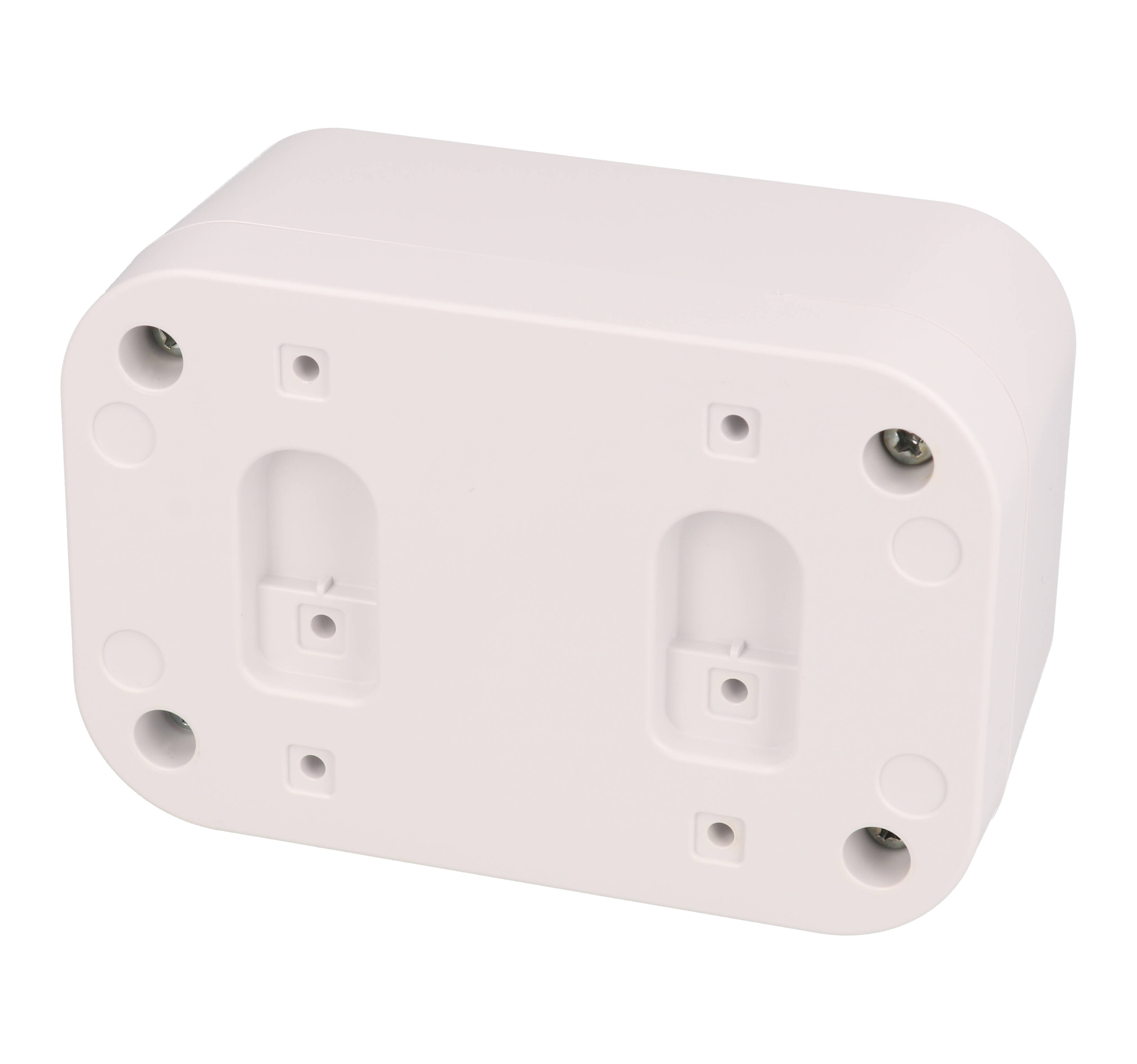 1556CAWH white flame-retardant ABS 120 x 80 x 60 mm desktop and wall-mount enclosure with rounded corners