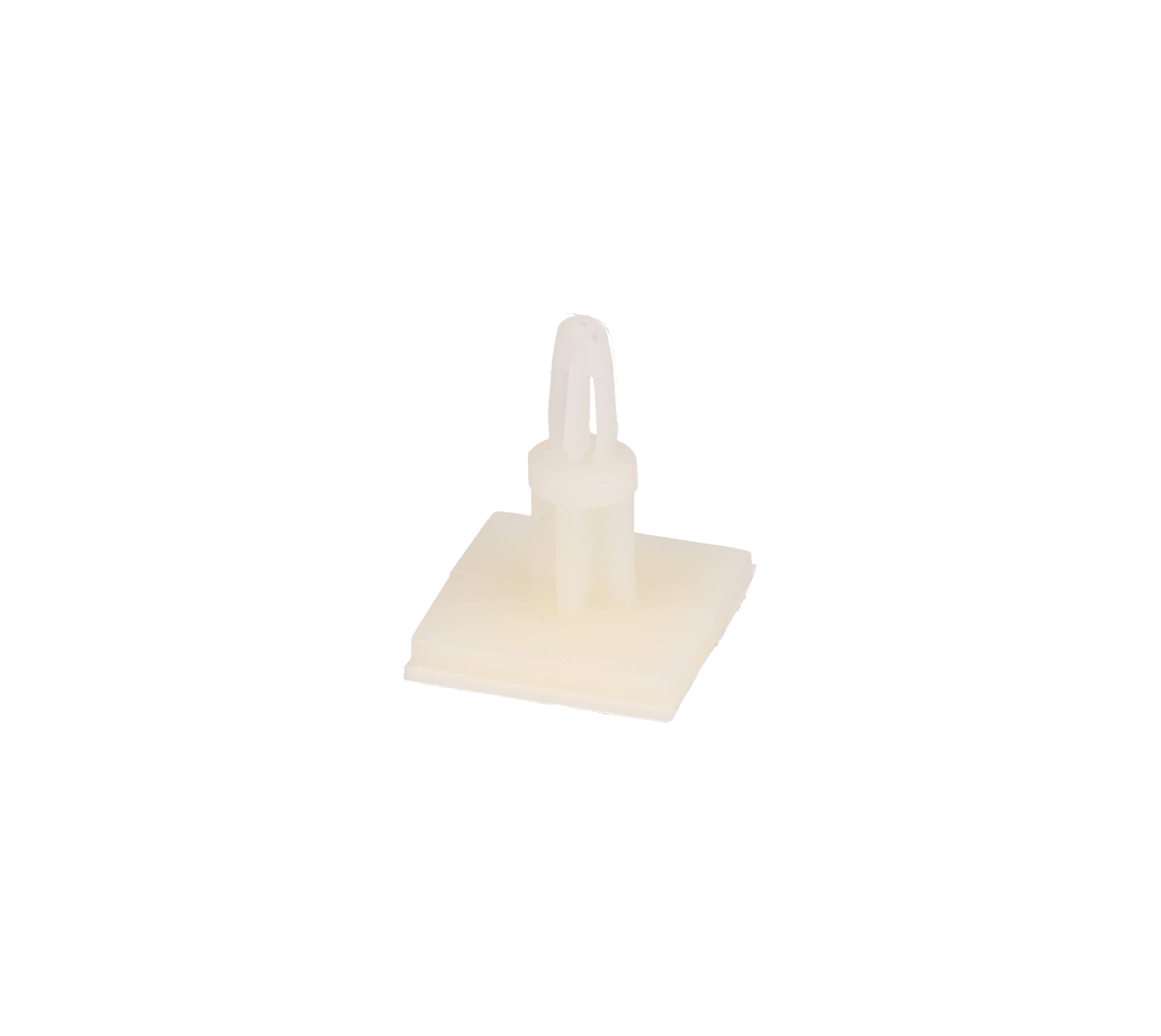 1421PCB2-8 white nylon 1/2 in self-adhesive PCB standoffs, pack of 8