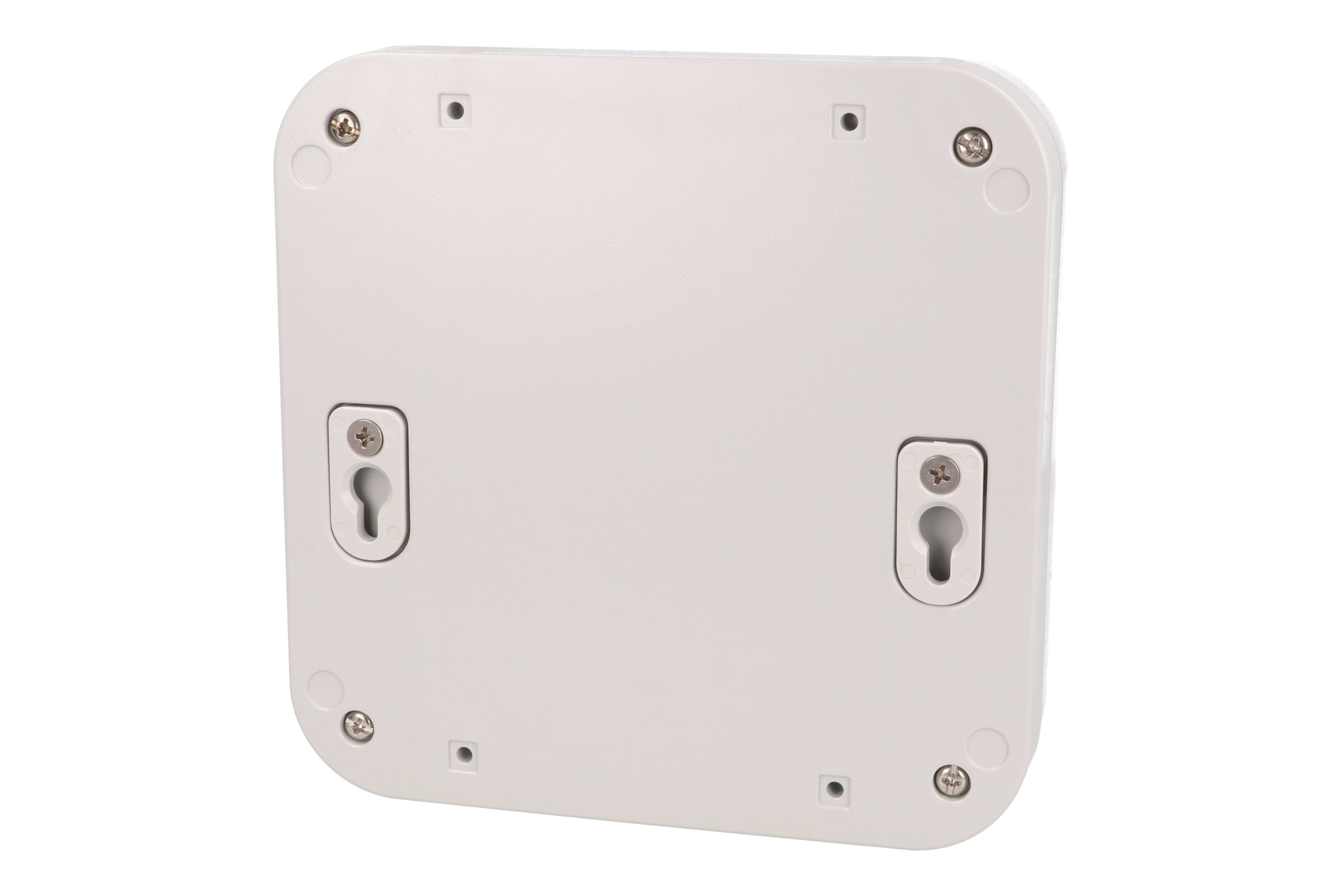 1557F2GY light gray RAL7035 polycarbonate watertight enclosure measuring 160 x 160 x 45 mm