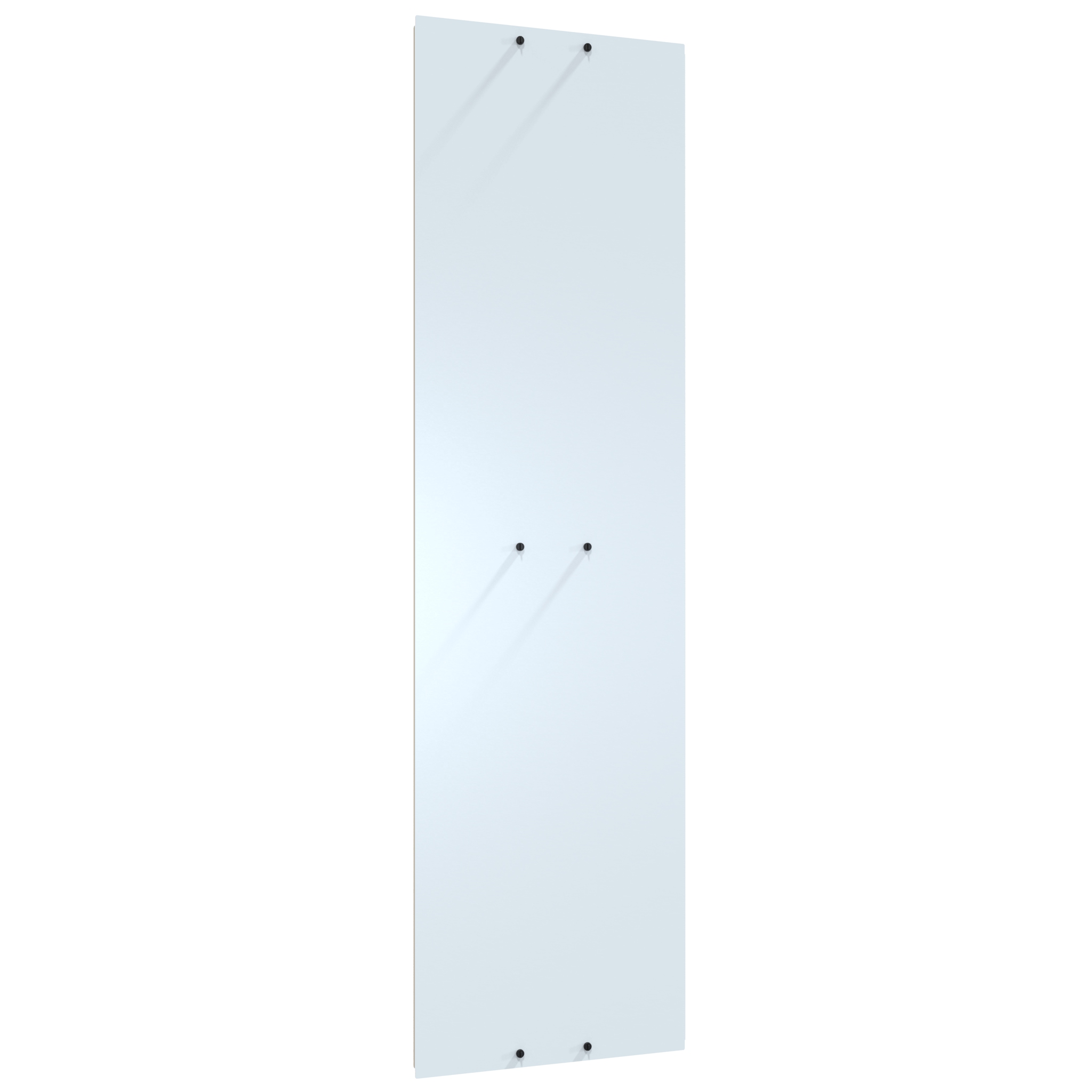 Hammond VFMMD8WH white 8 in wide double-sided vertical cable manager, 44U with hinged finger duct doors