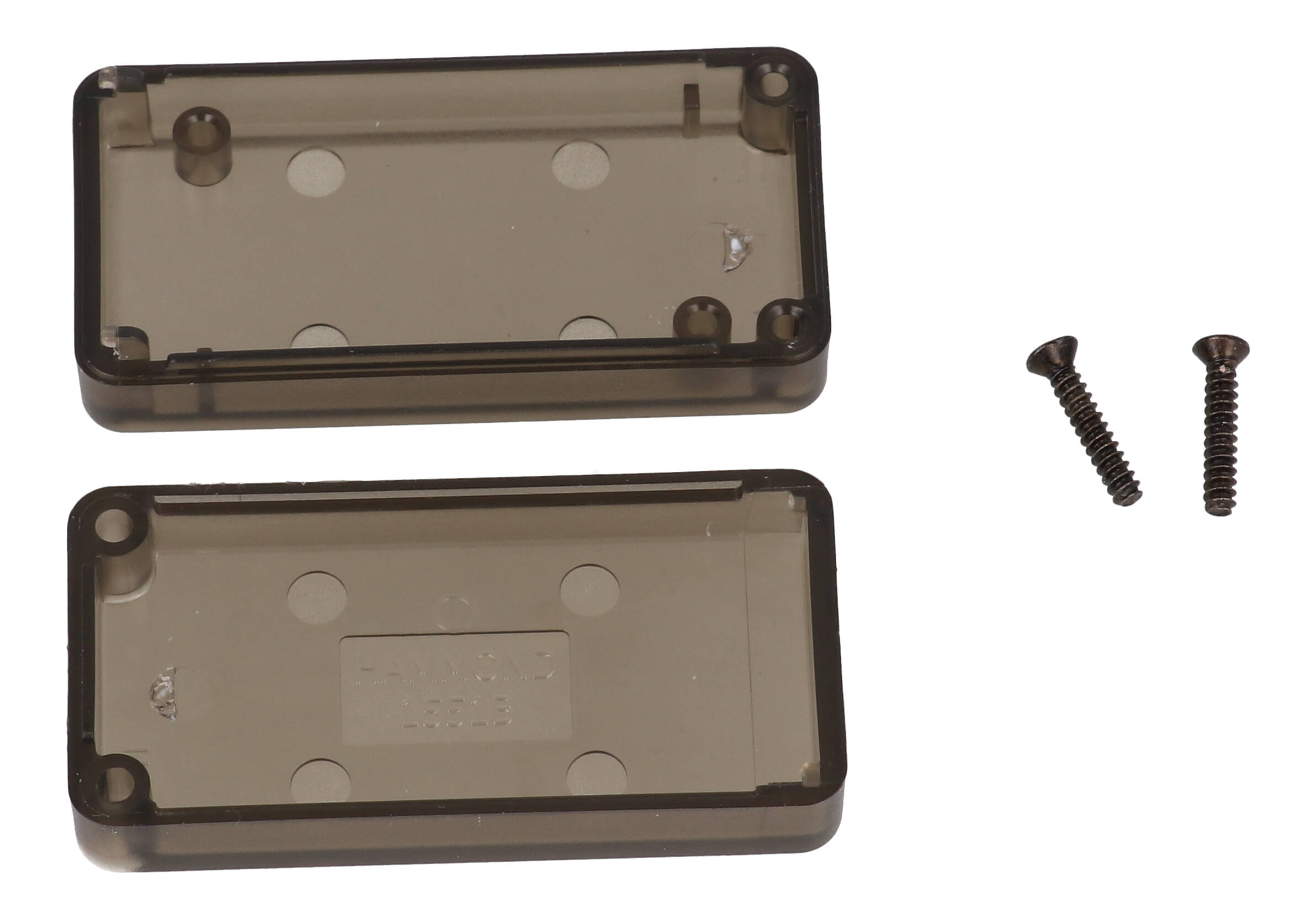 1551BTSK translucent smoke ABS subminiature enclosure, 50 x 25 mm