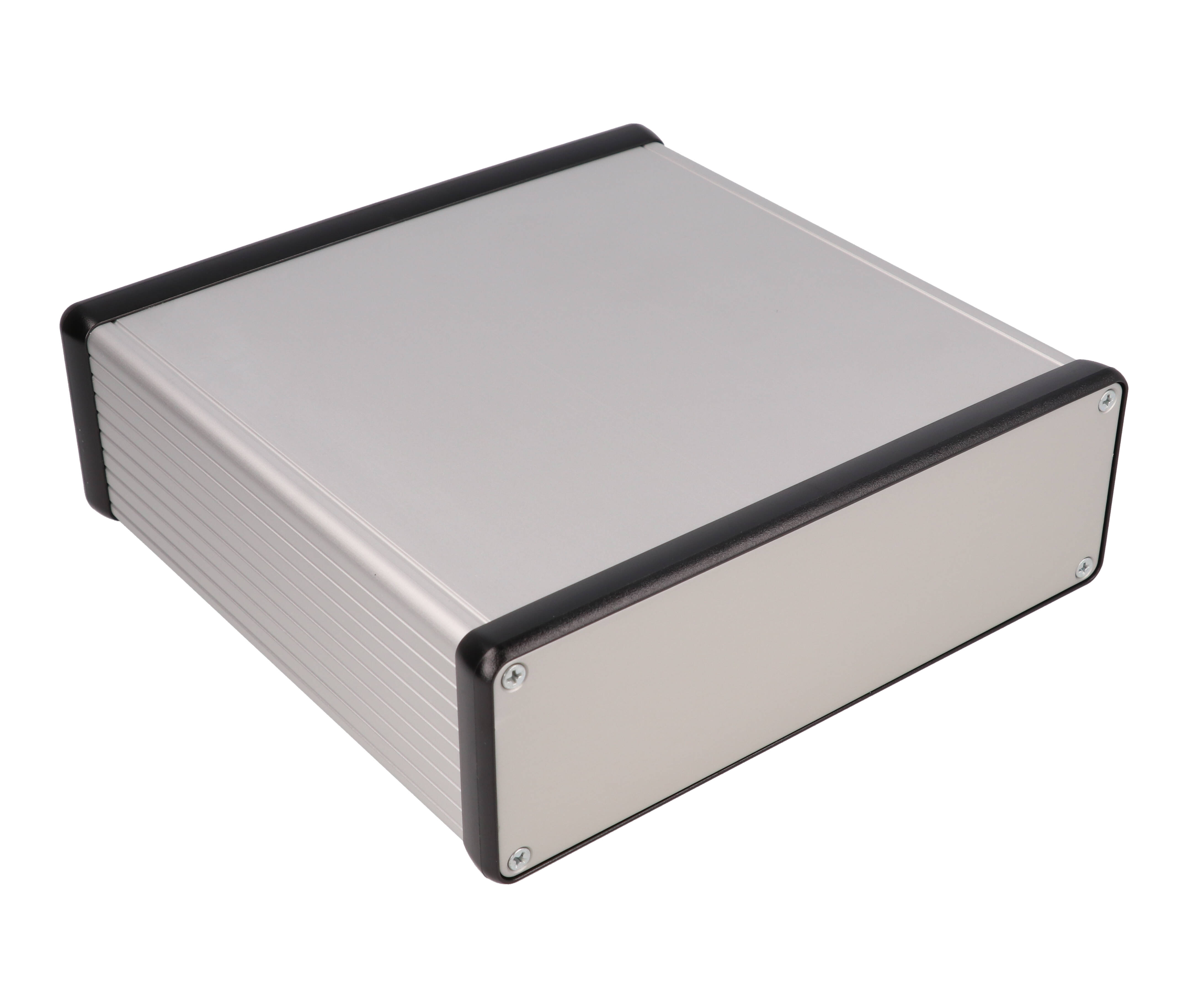 1455T1601 — extruded aluminum enclosure w/ metal end panels