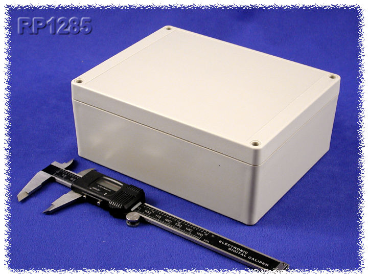 RP1285 ABS water-tight enclosure with opaque lid, 187 x 147 x 75 mm