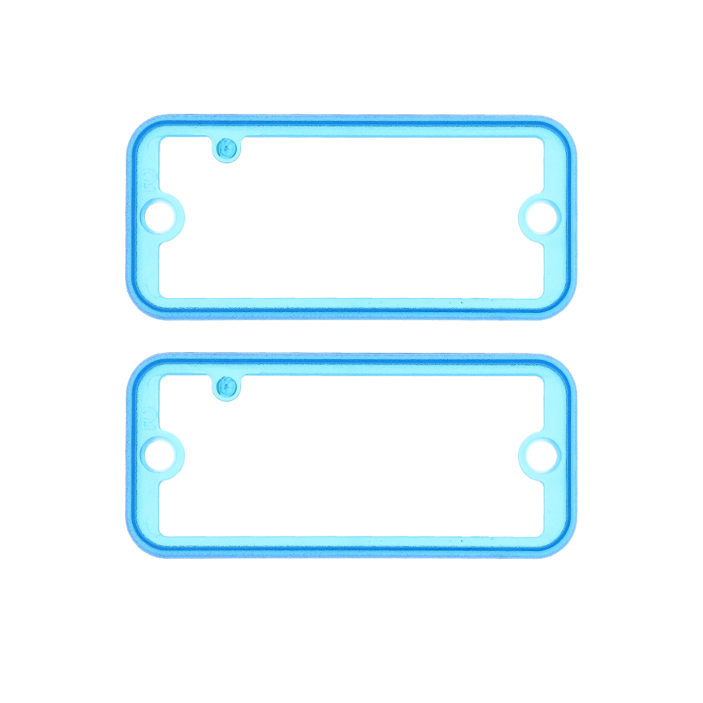 1455CBTBU — translucent blue plastic open bezel for 1455C enclosures - 2/pack