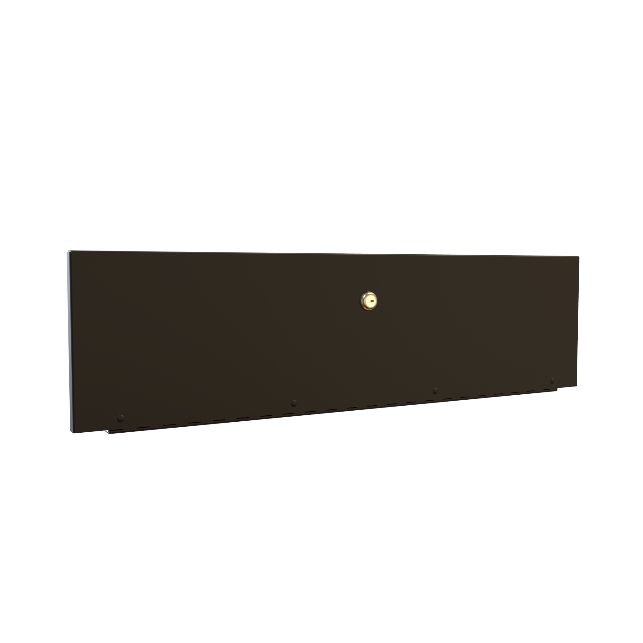 Hammond SDC9UVD 9U vented locking door in textured RAL9005 black steel for SDC wall mount cabinets