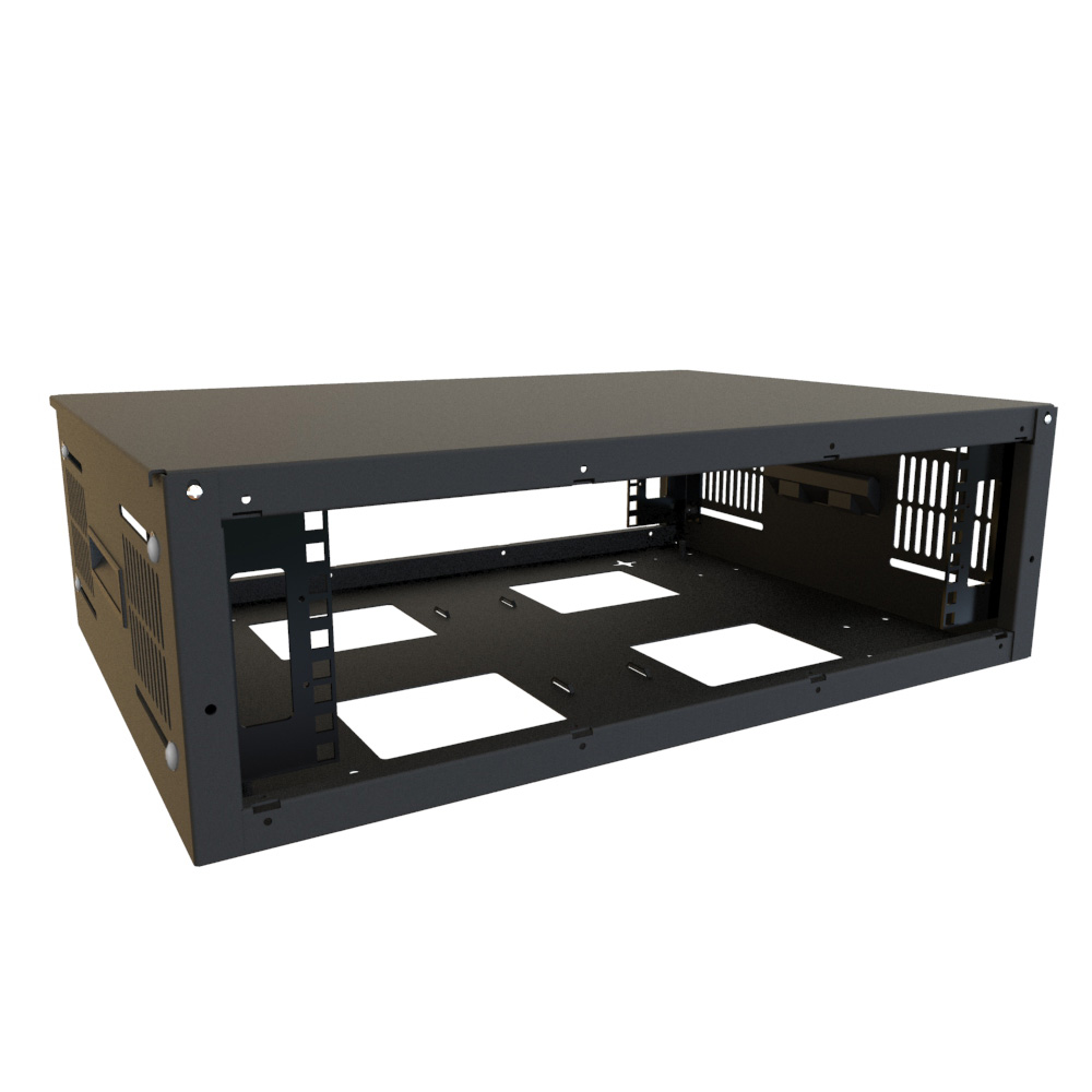 Sdc243u17bk — 3u 24w 17.5d Multi-Use Cabinet