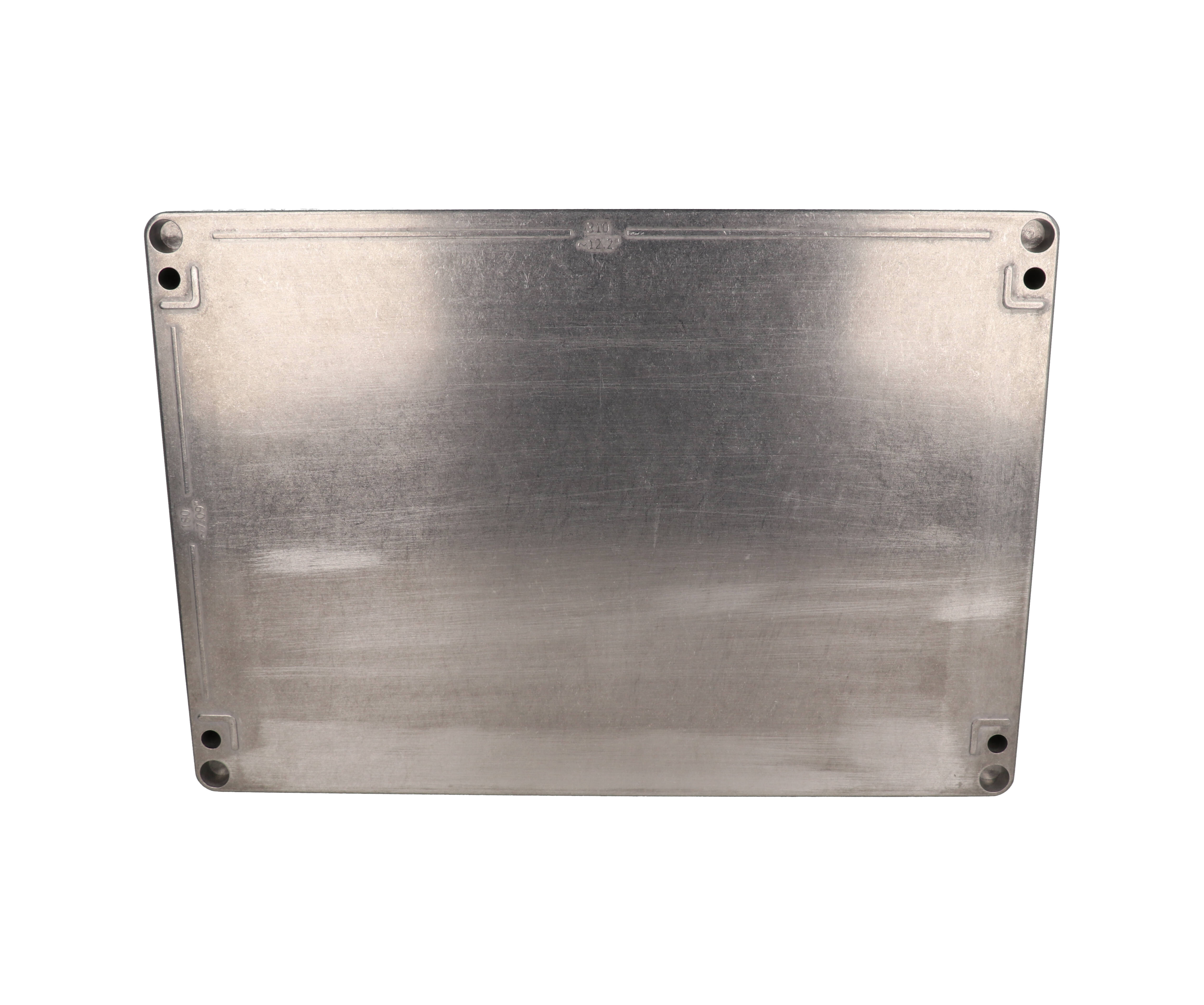 1590Z235 natural 330 x 230 mm heavy-duty diecast aluminum enclosure with lid