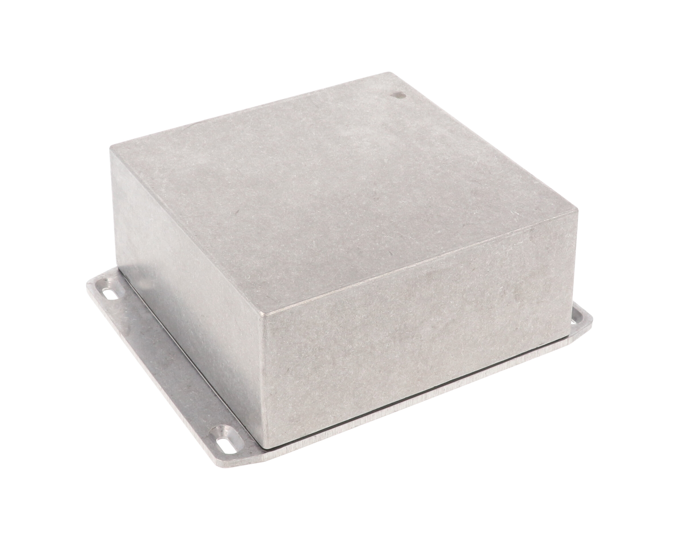 1590WKKFL watertight diecast aluminum enclosure with flanged lid, 125 x 125 x 57 mm