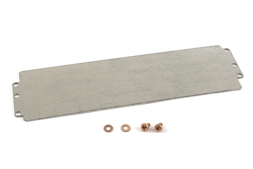 1590Z140PL steel inner mounting panel, 239 x 67 mm, for 1590Z140 enclosures