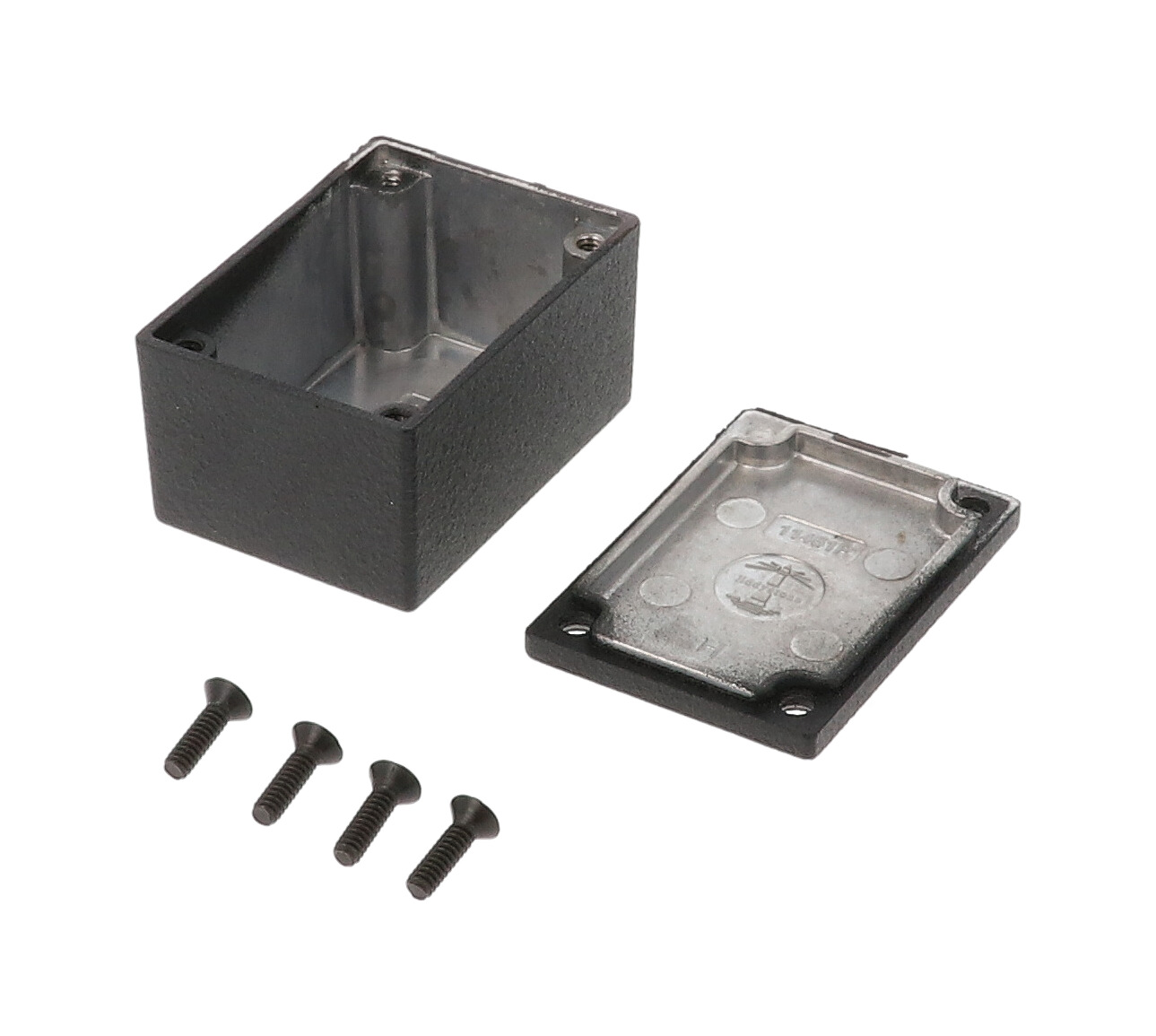 1590HBK small textured black diecast aluminum enclosure, 53 x 38 x 31 mm