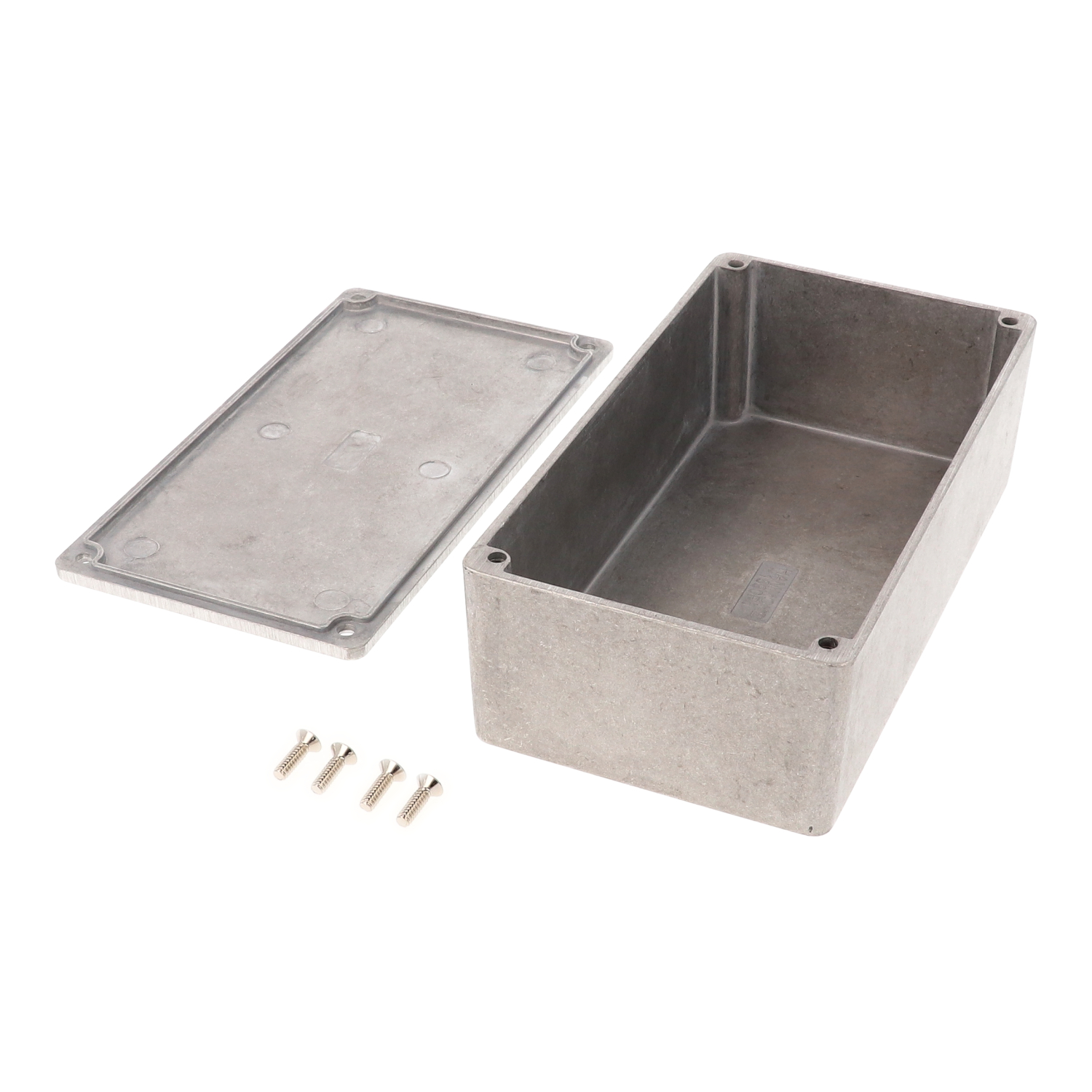1590P1 natural diecast aluminum 153 x 83 x 50 mm enclosure with lid