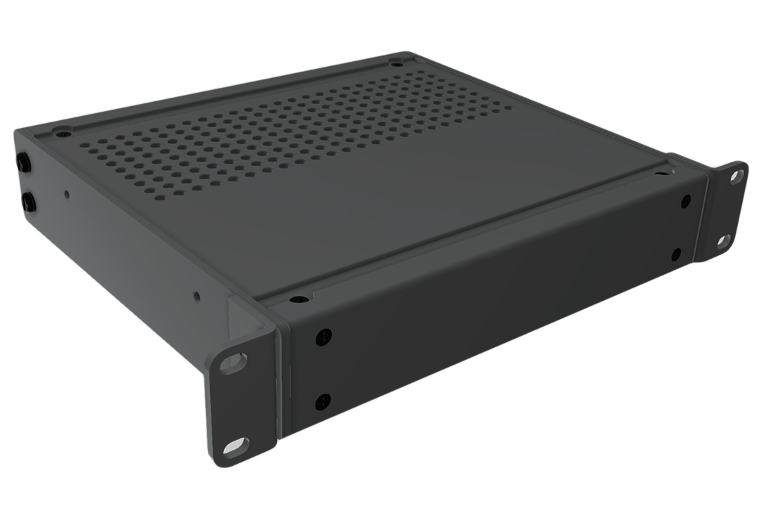 RMCV9018BK1 — rackmount / desktop instrument enclosure, vented 9x8x1.75