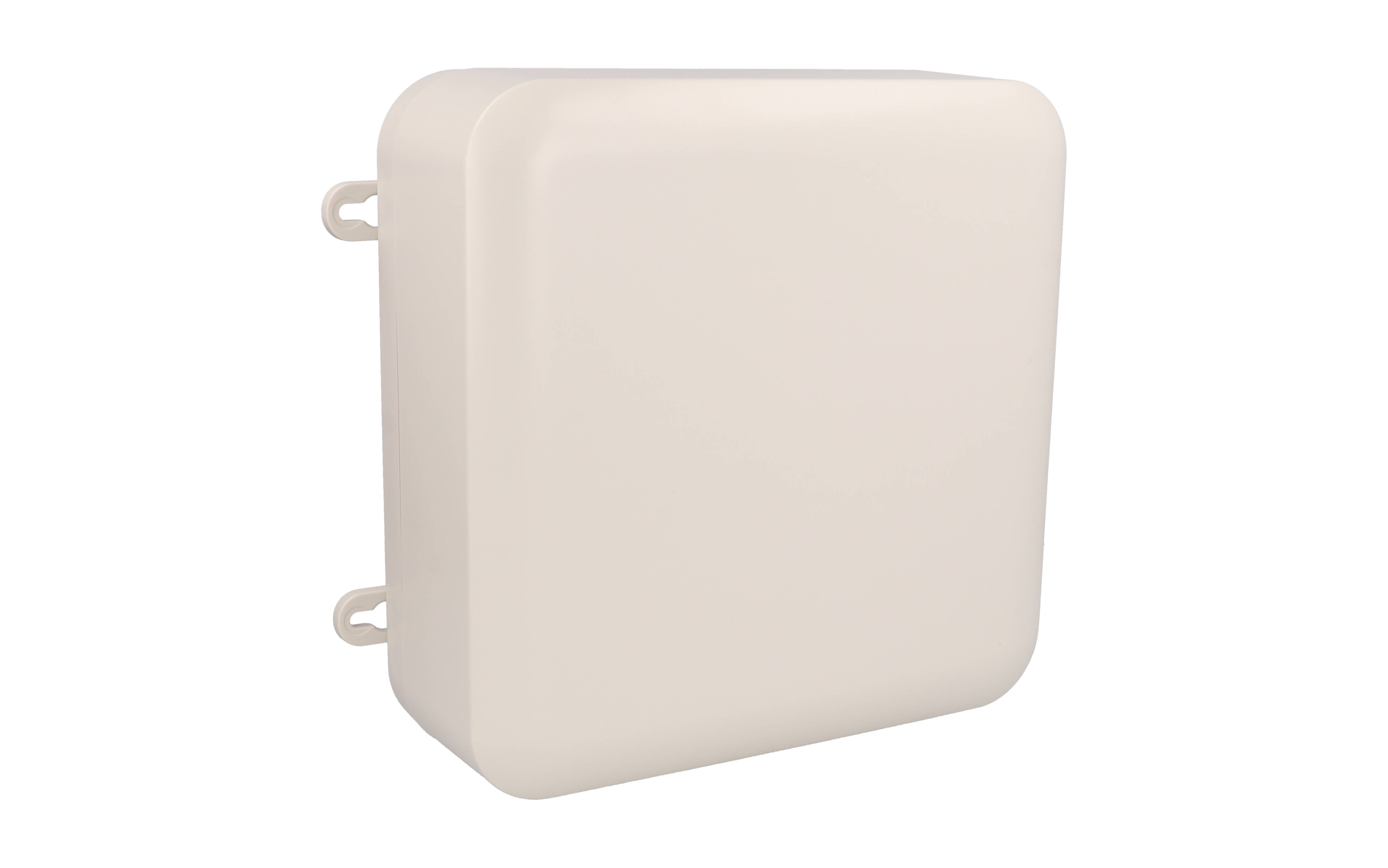 1557HAGY light gray ABS plastic watertight enclosure, 200 x 200 x 70 mm