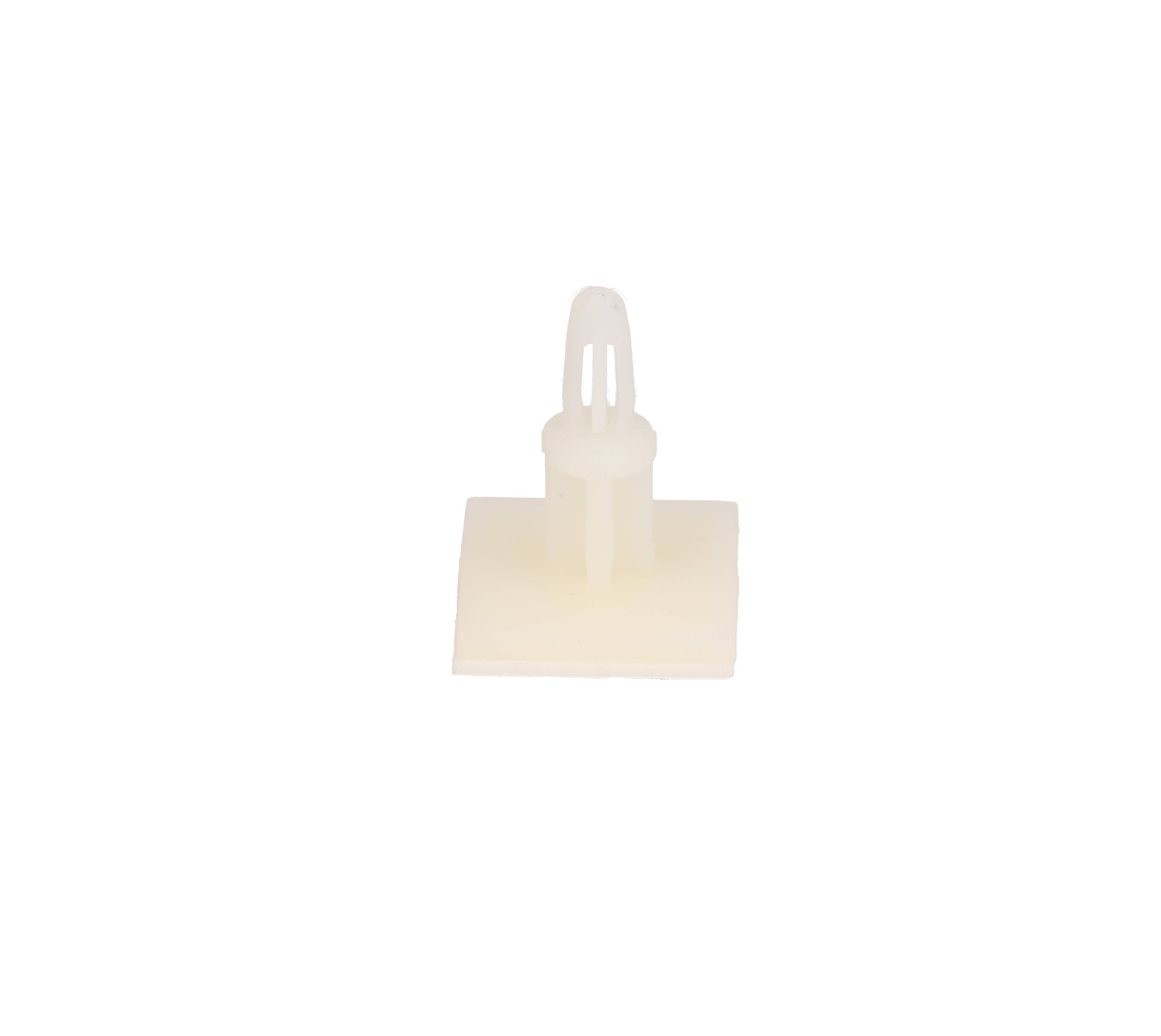 1421PCB2-100 white nylon 1/2 in self-adhesive PCB standoffs, pack of 100