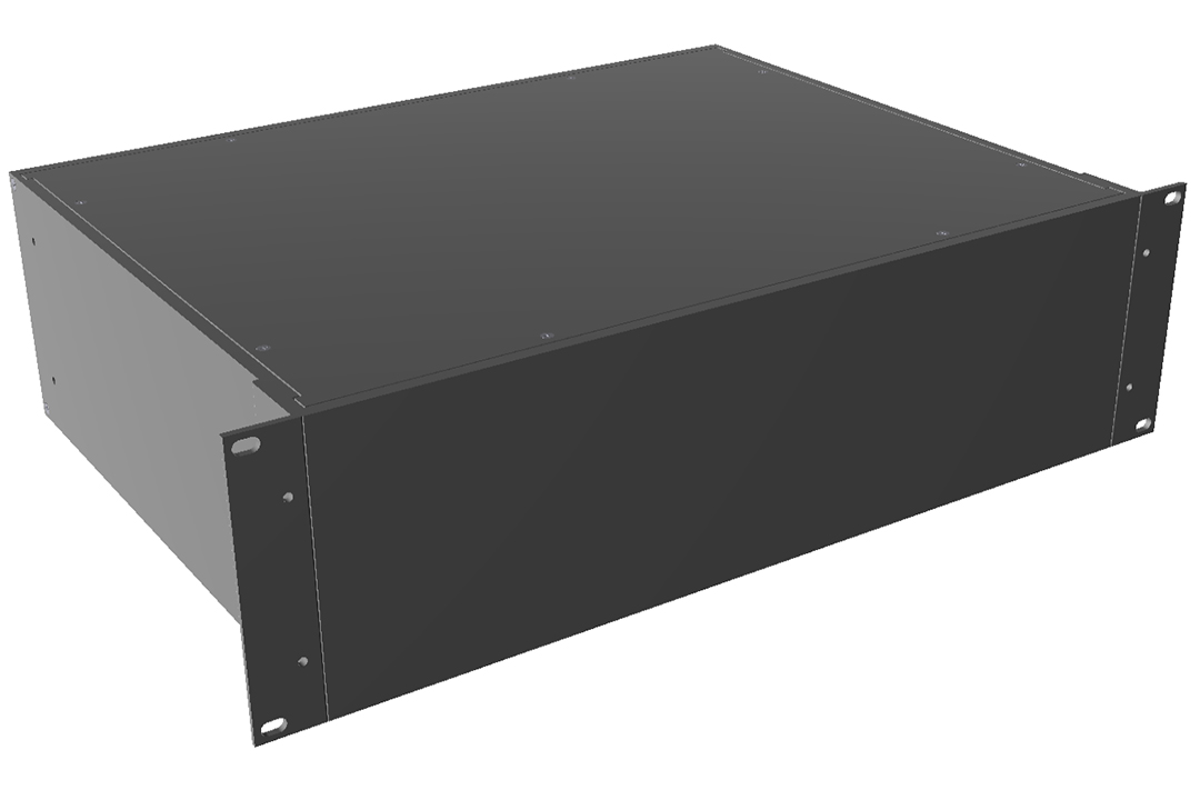 RM3U1913SBK — rack-mount/ desktop instrument enclosure - solid