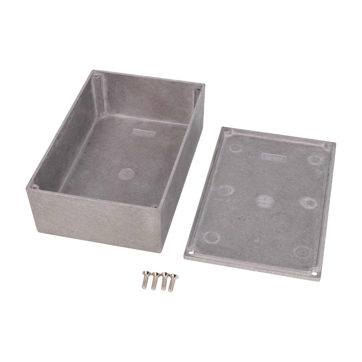 10758PSLA Eddystone natural finish 145 x 95 mm diecast aluminium enclosure — view 3