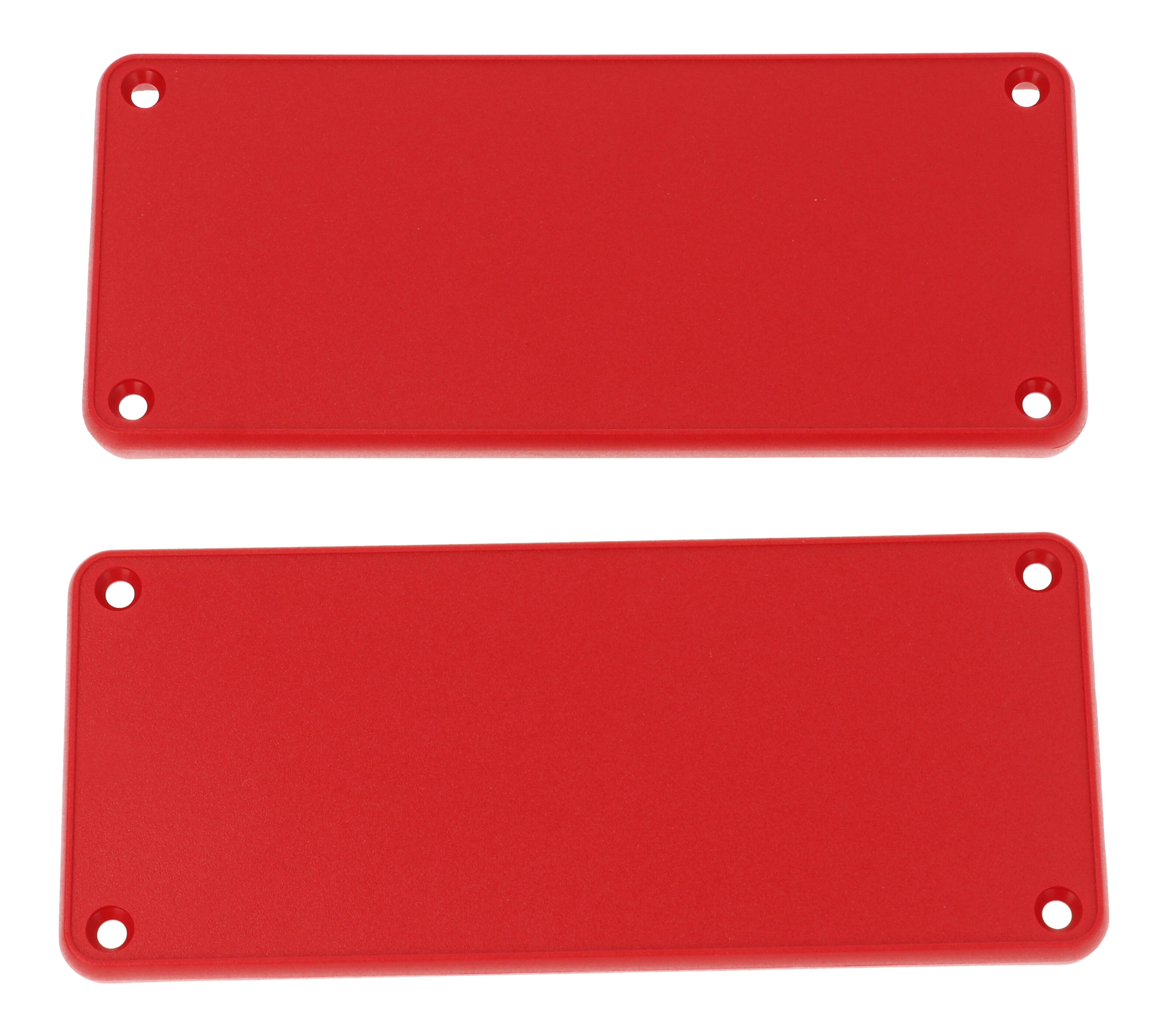 1455QPLRED — red plastic solid bezel for 1455Q enclosures- 2/pack