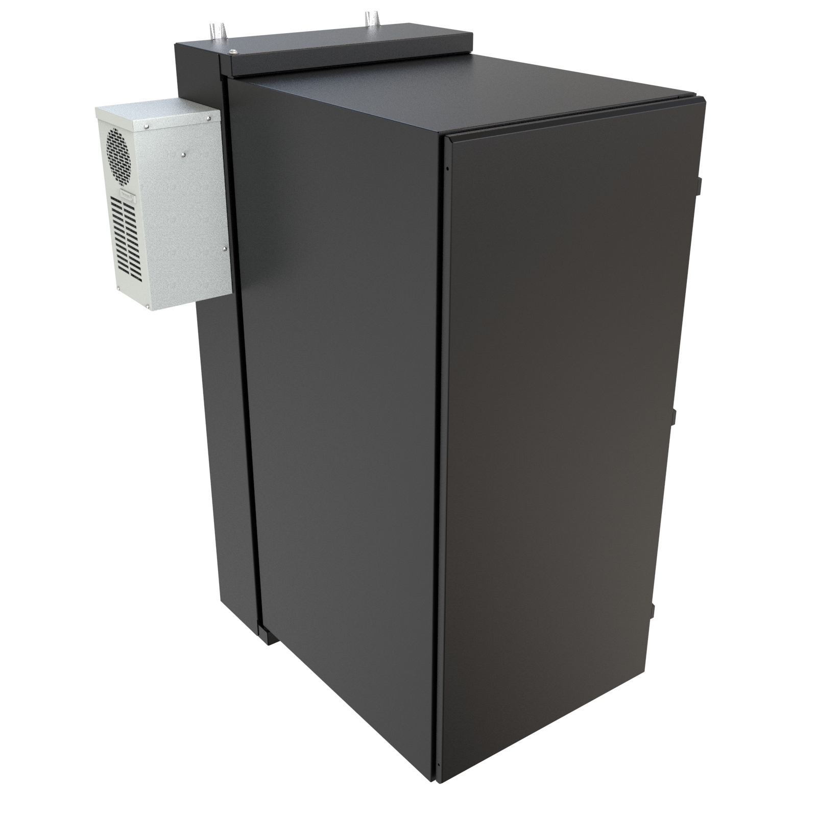 Hammond NWC12U2436SFLG 12U light gray sealed wall-mount cabinet with solid door and Type 12 filters — view 20