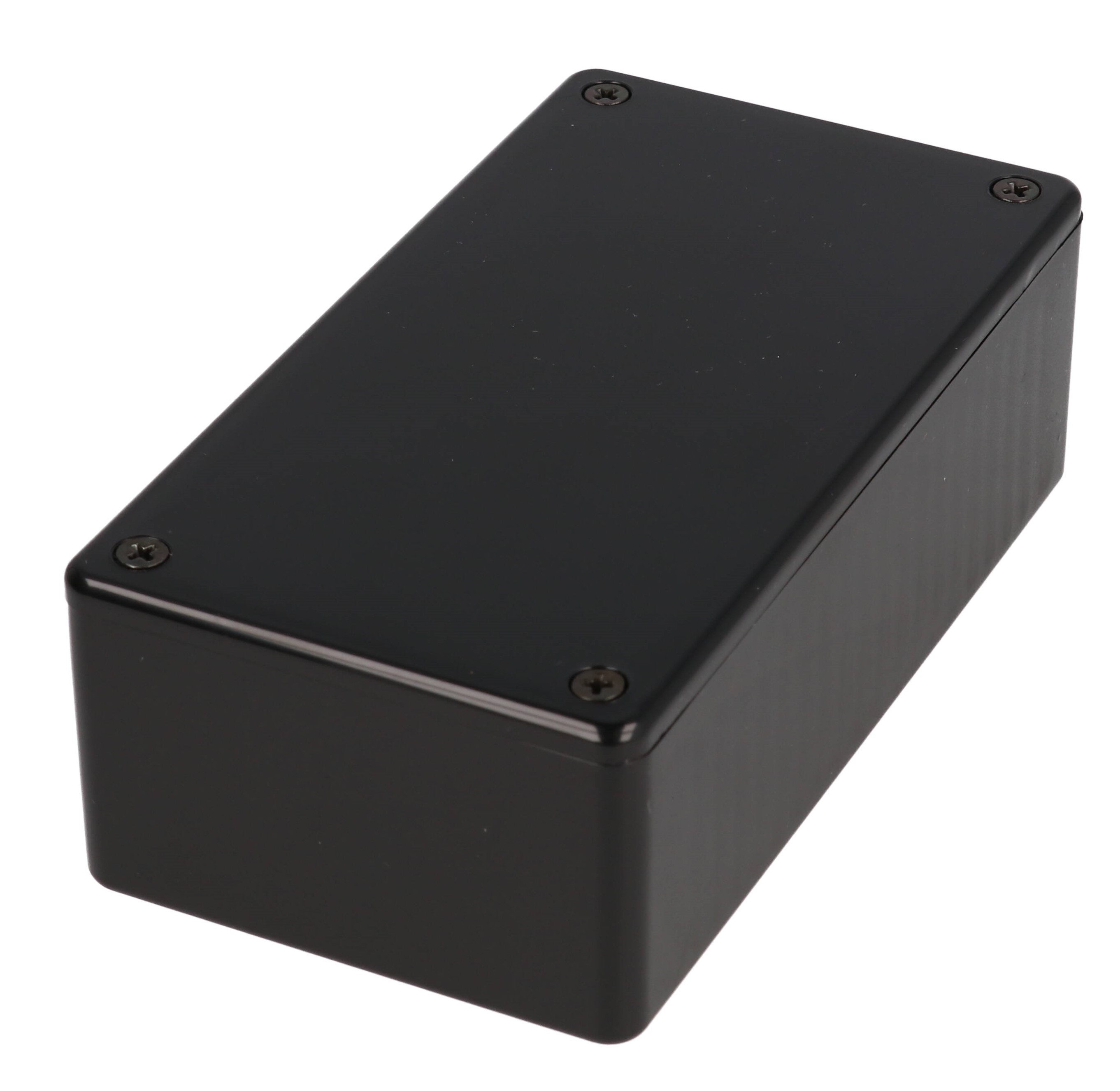 1591CSBK black general purpose ABS plastic case, 120 x 65 x 40 mm