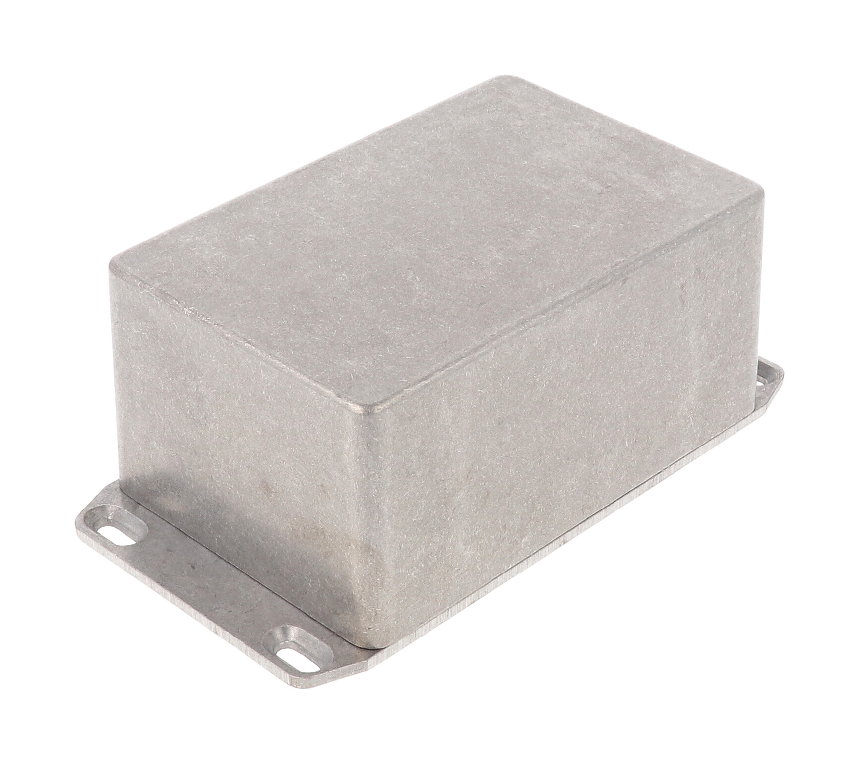 1590TFL natural aluminum diecast aluminum enclosure with flanged lid for wall mounting