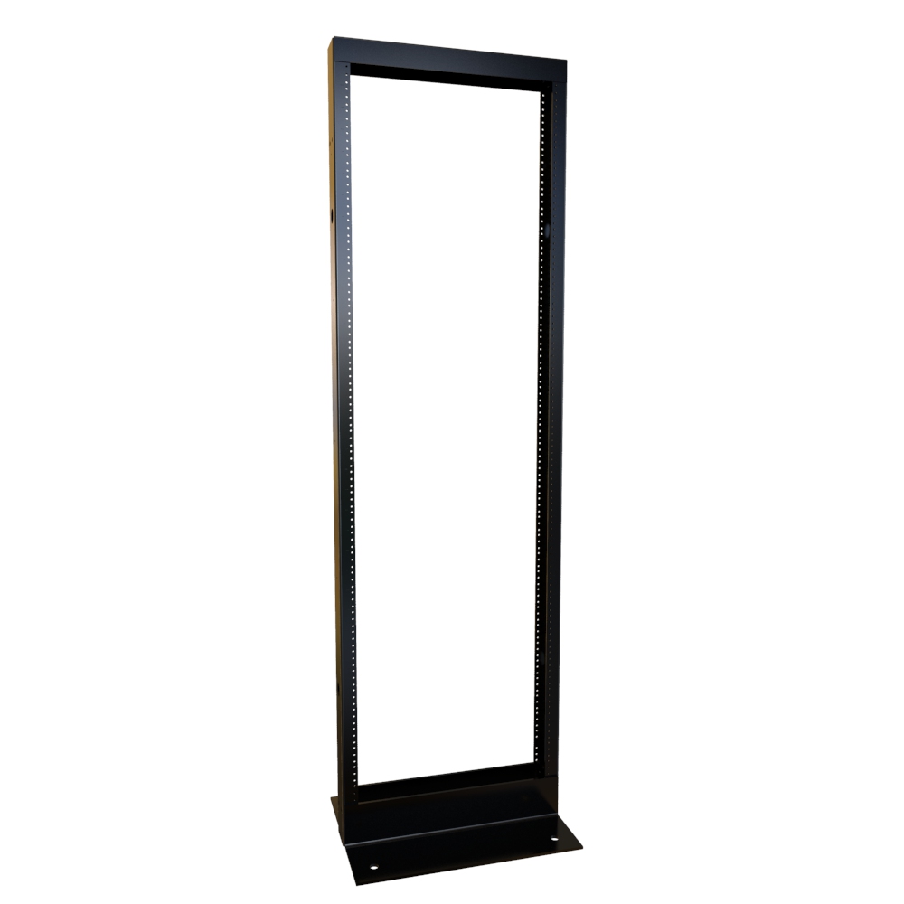36U 2-Post Welded Open Frame Rack, 1500 lb
