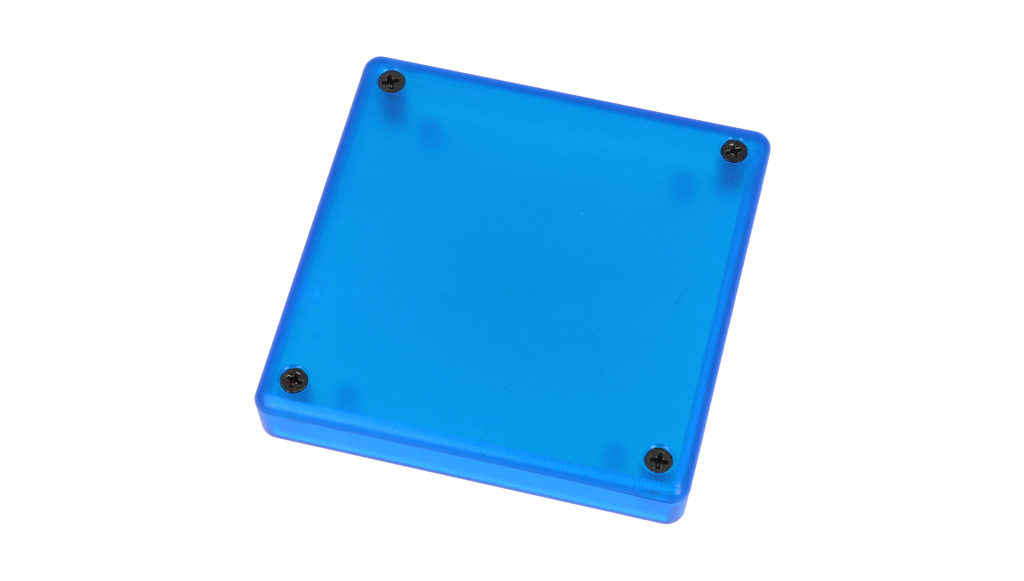 1551XXTBU — translucent blue plastic enclosure