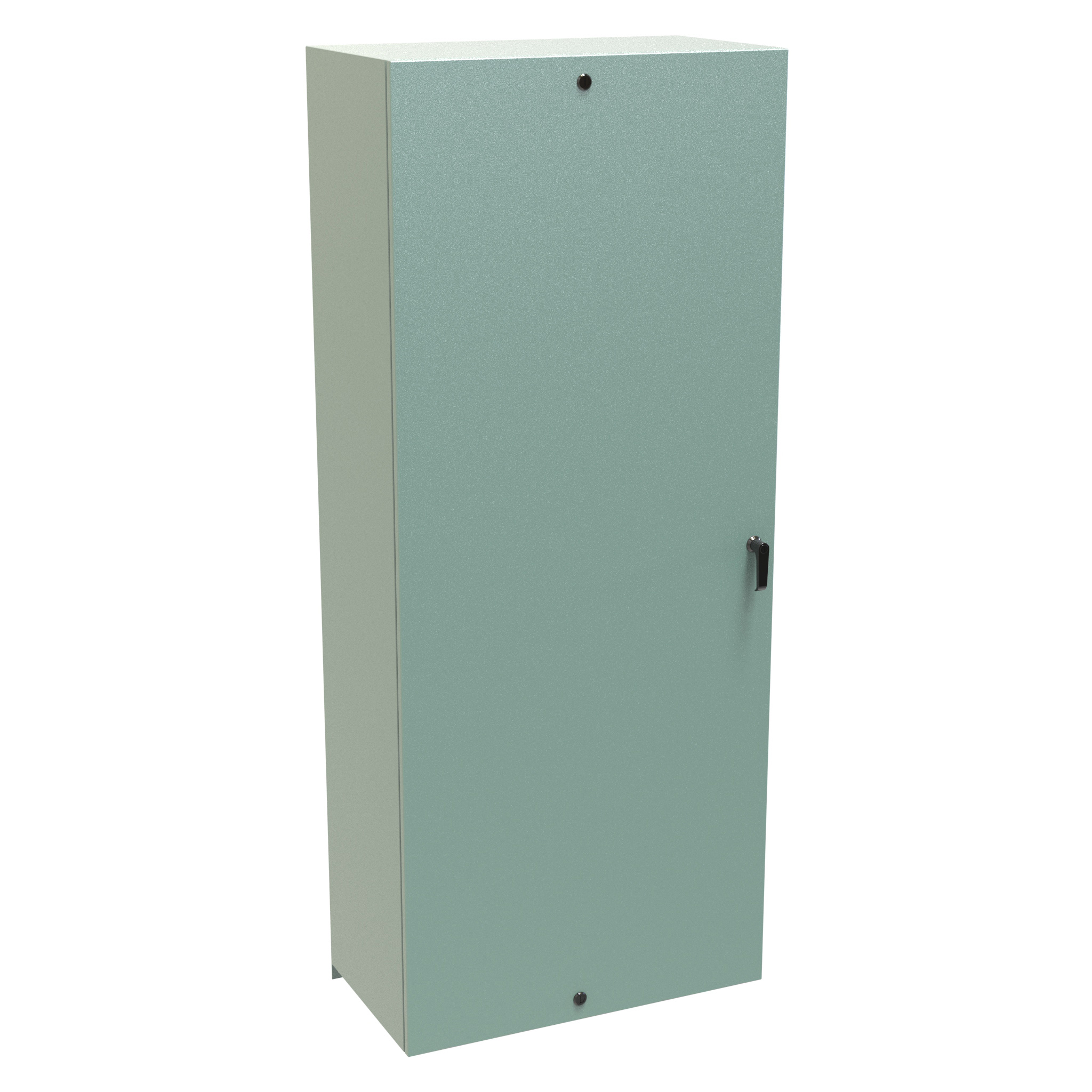 EN4SD423612GY 42 x 36 x 12 in Eclipse Type 4 mild steel wallmount enclosure in ANSI 61 gray with single hinged door — view 4