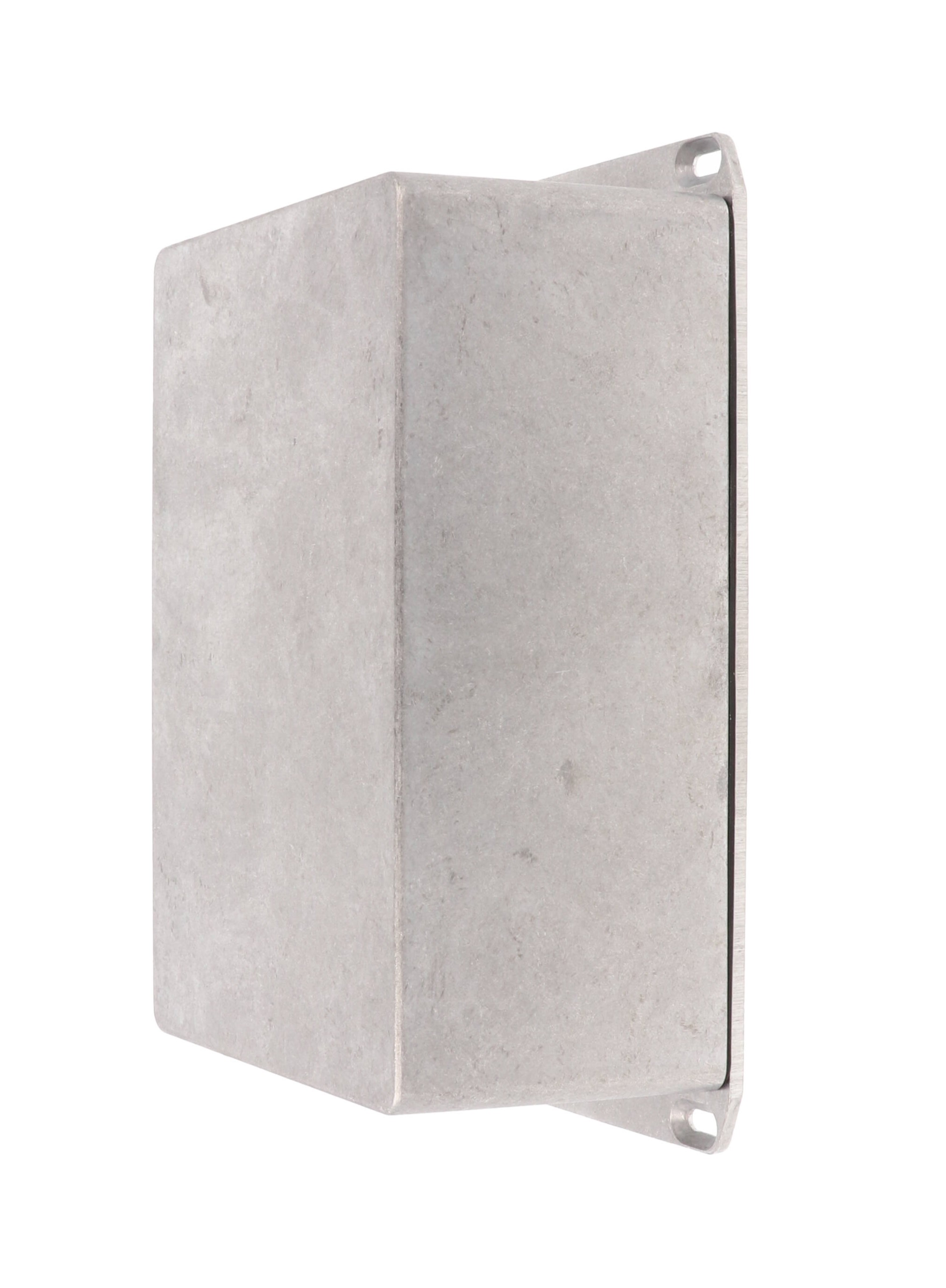 1590WEFL natural aluminum watertight 1590E diecast aluminum enclosure with flanged lid