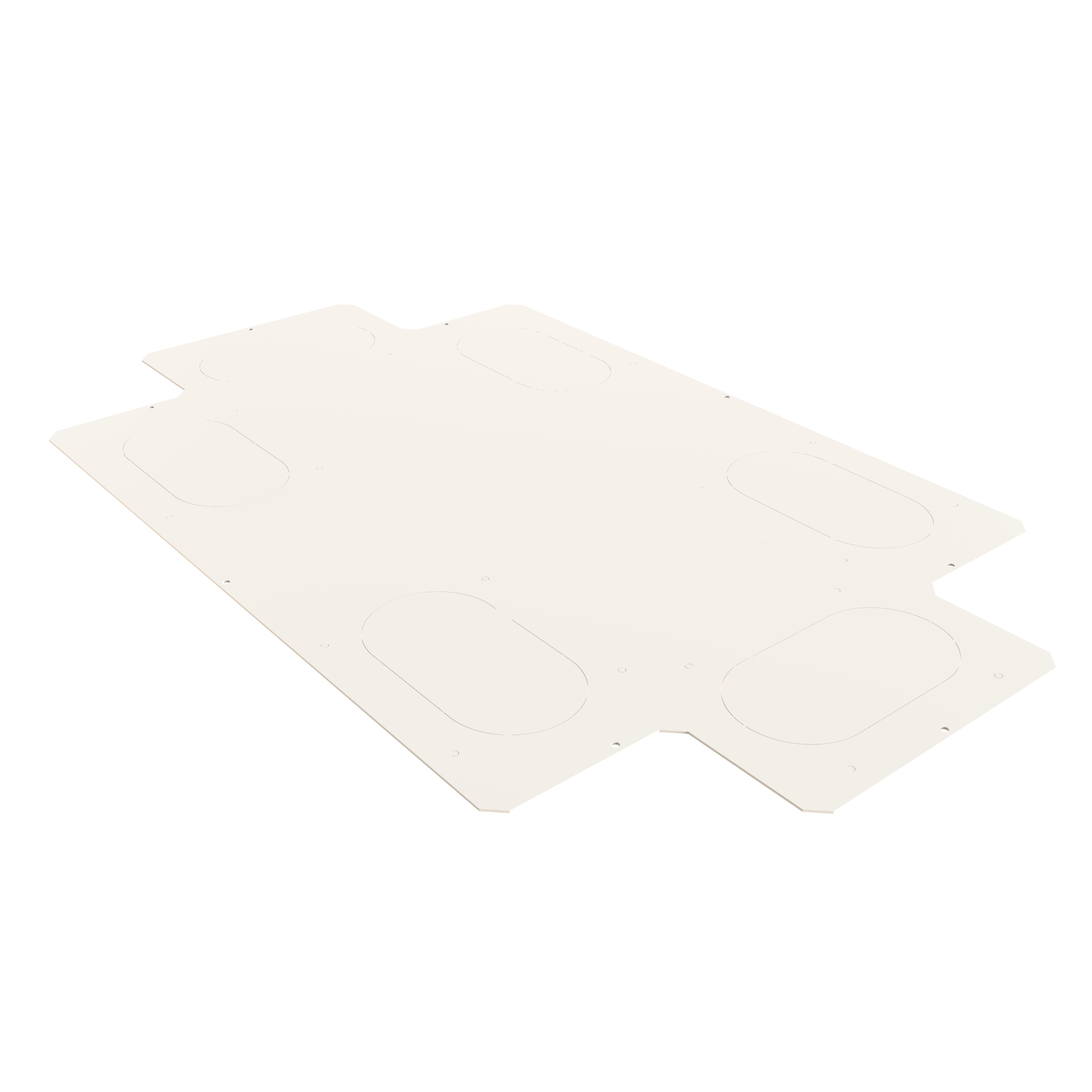 H1BS2442WH — 24W 42D White H1 Bottom Panel
