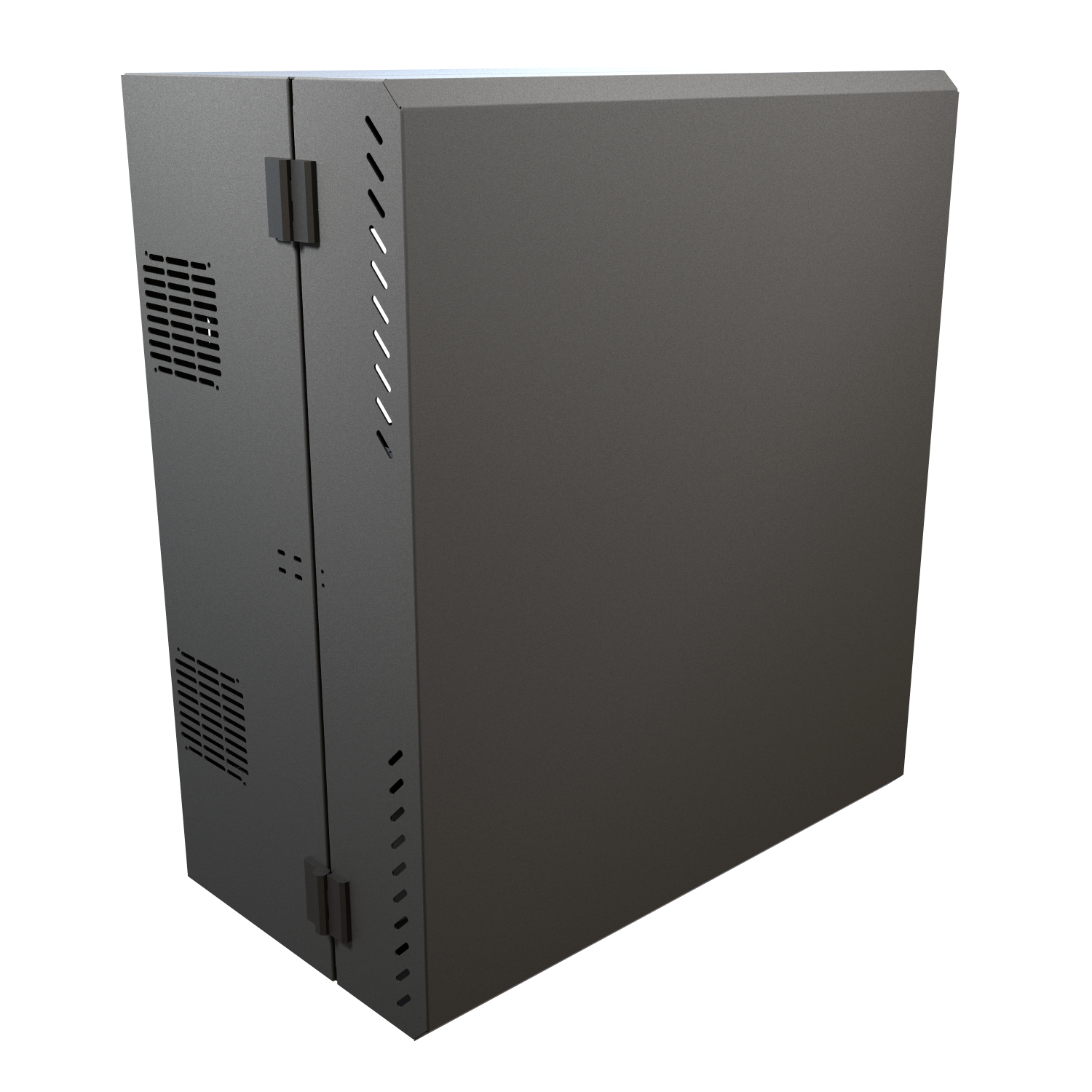 6U 200 lb Enclosed Wall Mount Rack, 31 in H