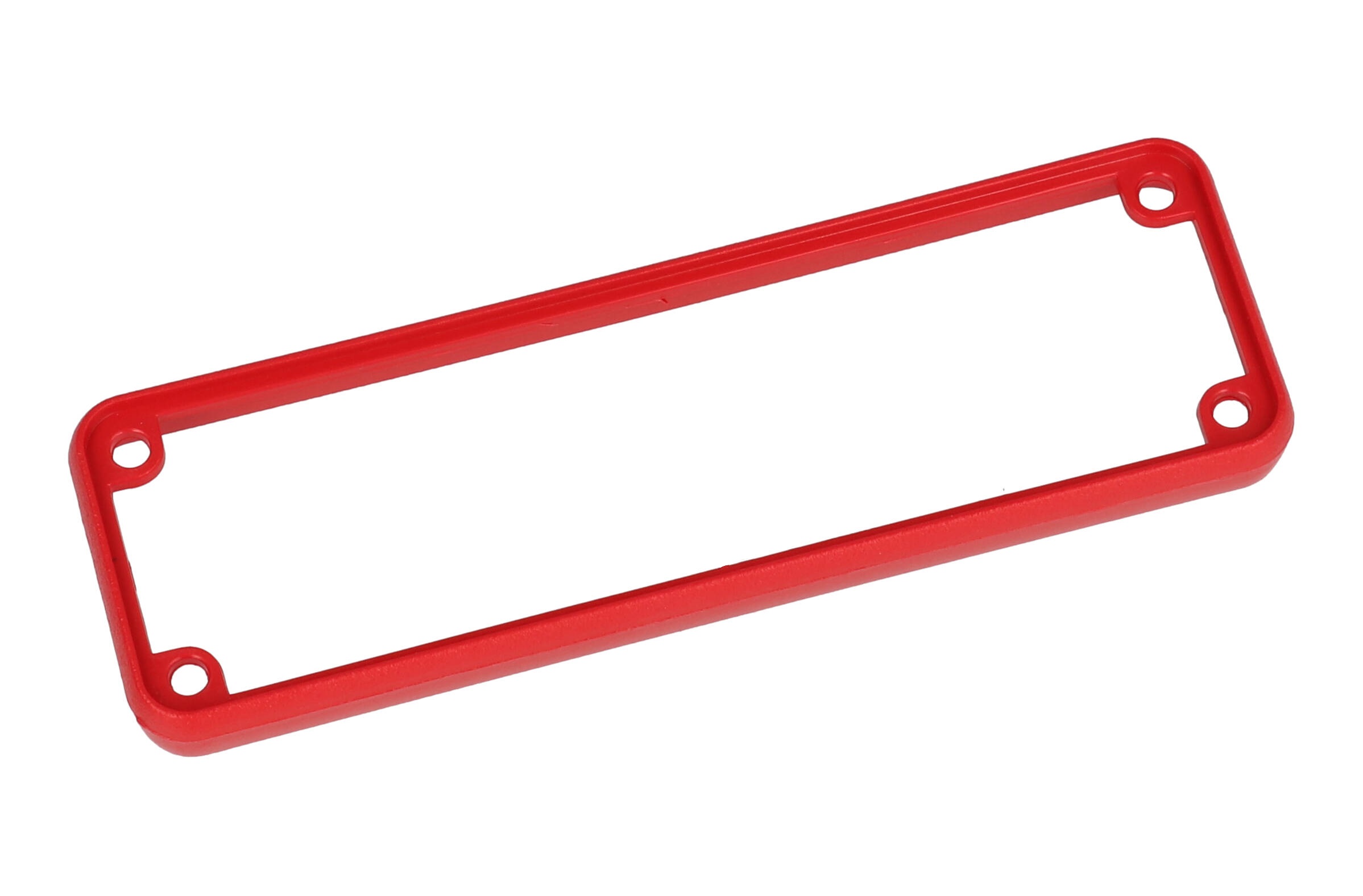 1455LBRED red ABS plastic open bezels for 1455L enclosures, 2-pack