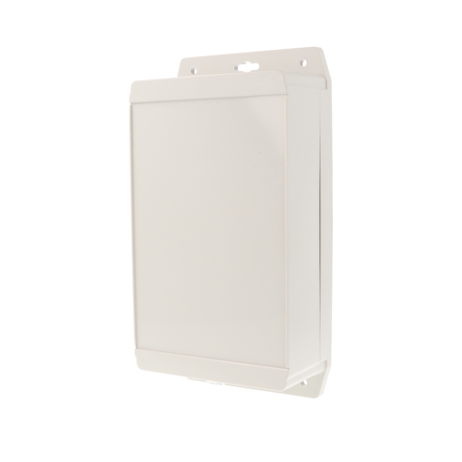 1555UF42GY — RAL7035 grey watertight plastic enclosure, flange