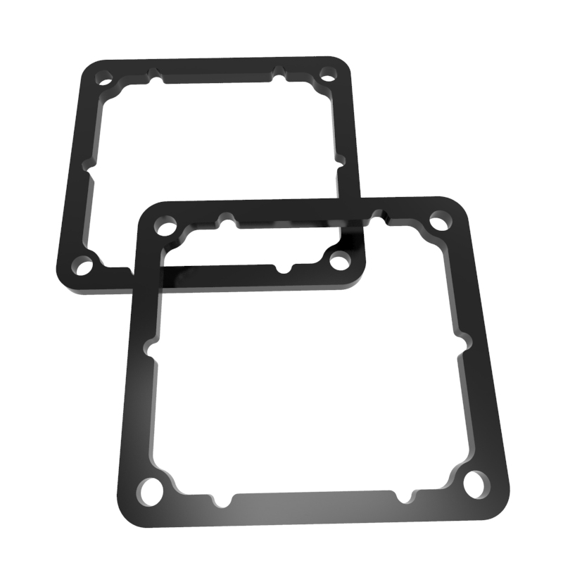 1550QSGASKET IP67 silicone gasket kit, two pre-formed gaskets for 60x55 mm 1550 diecast enclosures