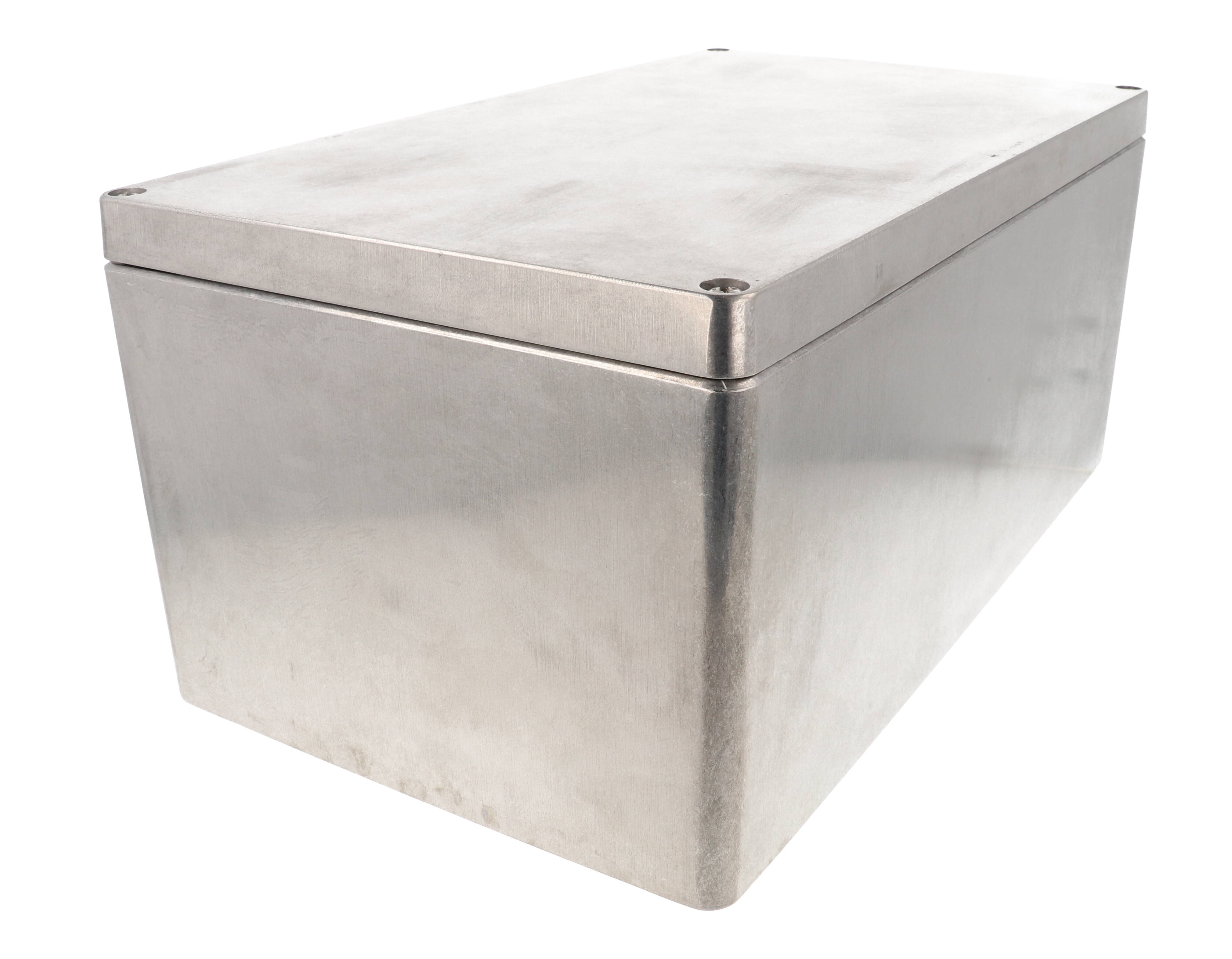 1590Z250 natural 400 x 230 x 180 mm deep diecast aluminum enclosure