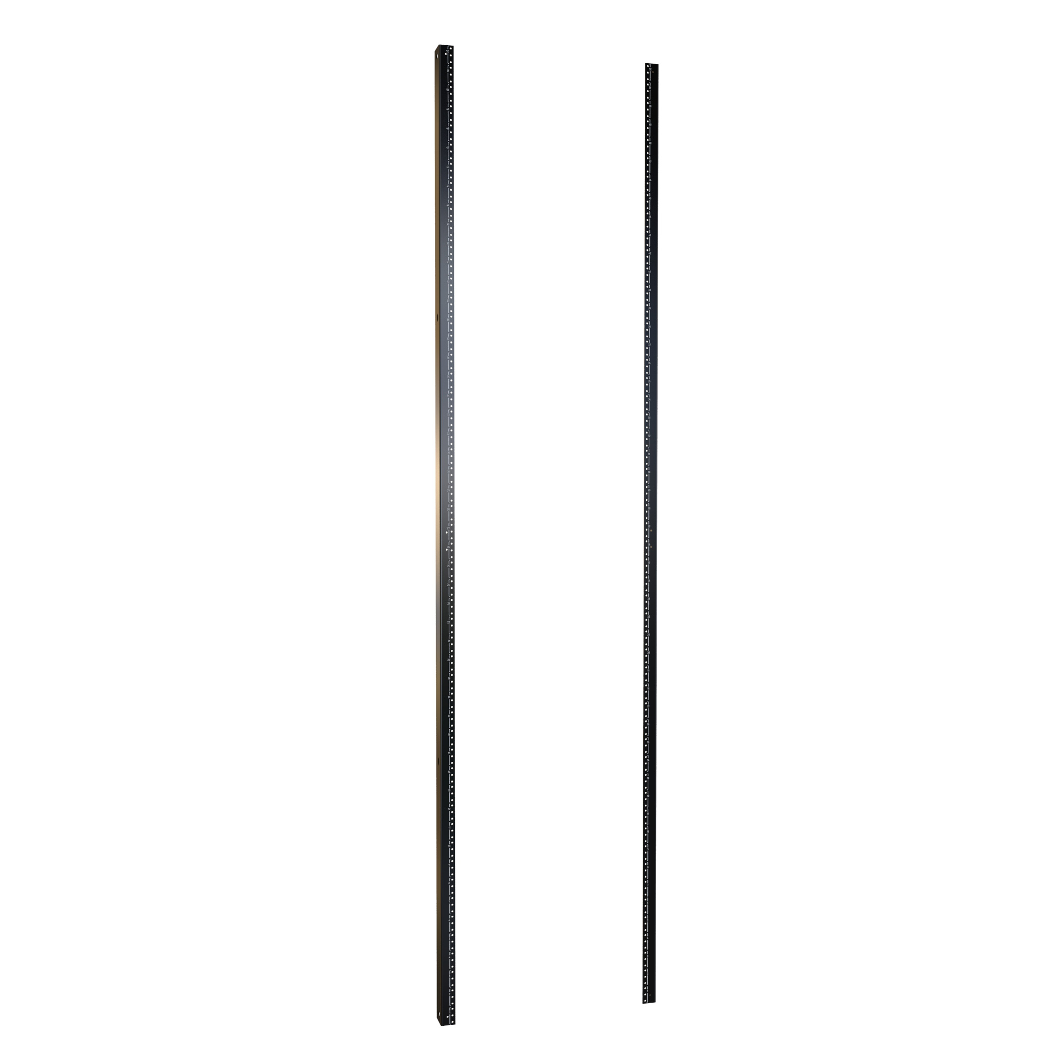 H1TRR52U24BK — 52U Tapped 10-32 Rack Rails