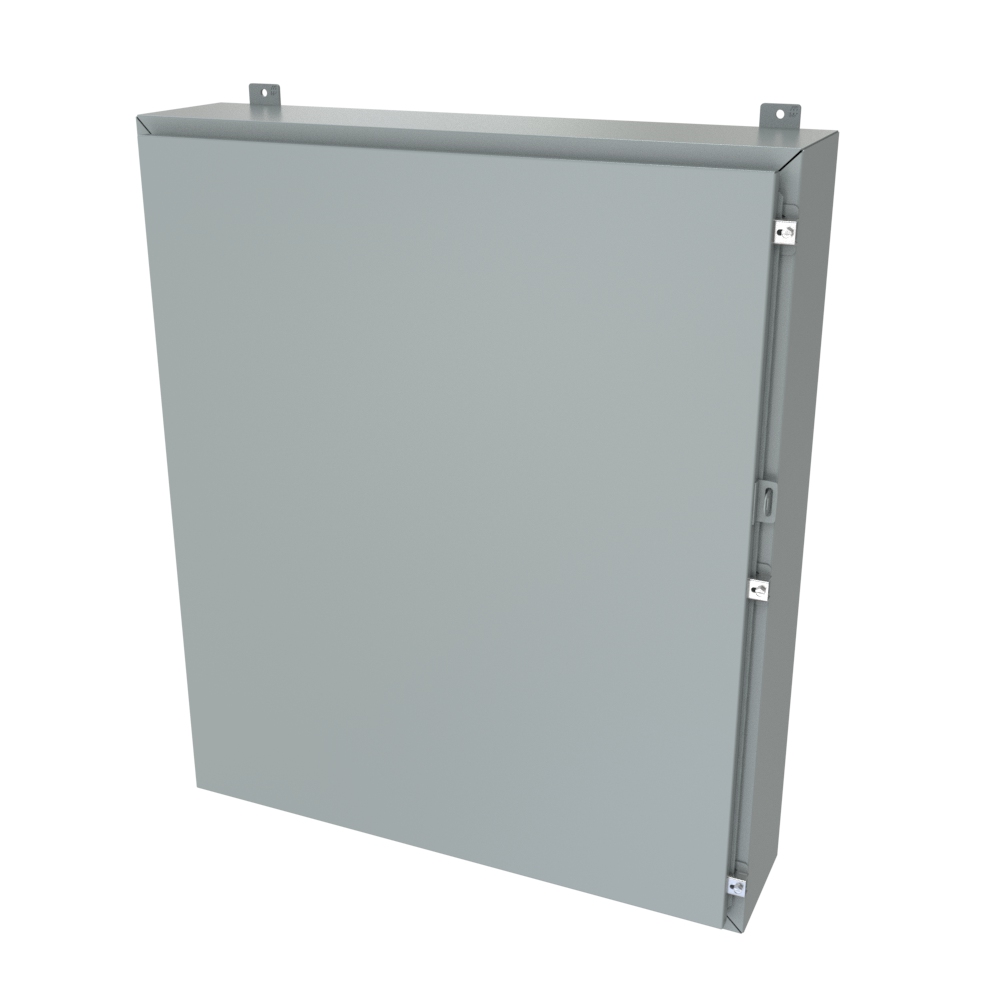 1418P8LP — N4/12 Wallmount Encl less panel - 42 x 36 x 8 - Steel/Gray