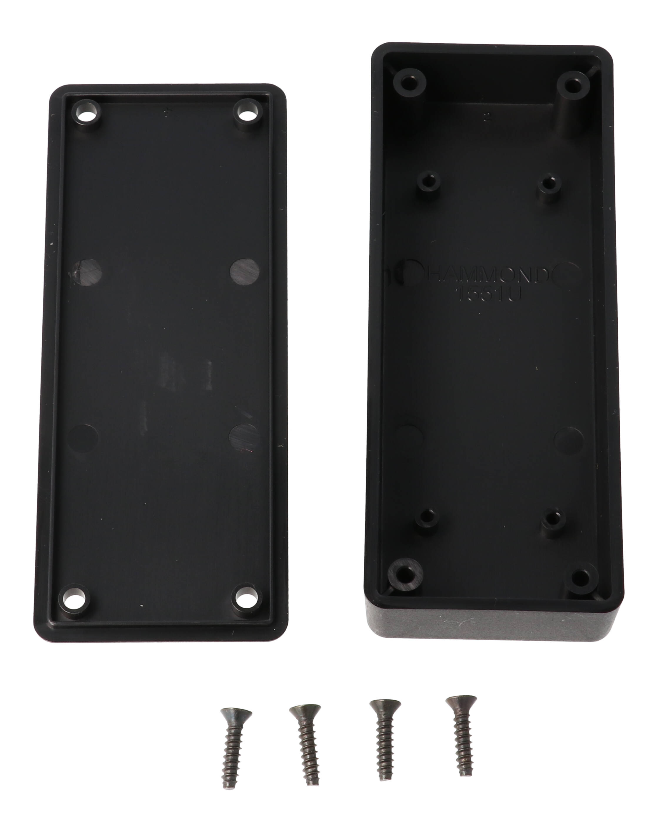 1551UBK black ABS miniature enclosure, 100 x 40 x 20 mm