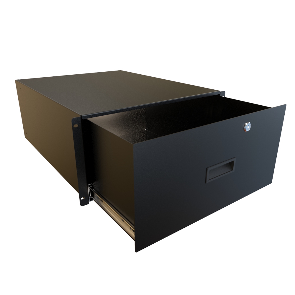 RDRW1900822BK1 — 5U 22D Locking Drawer