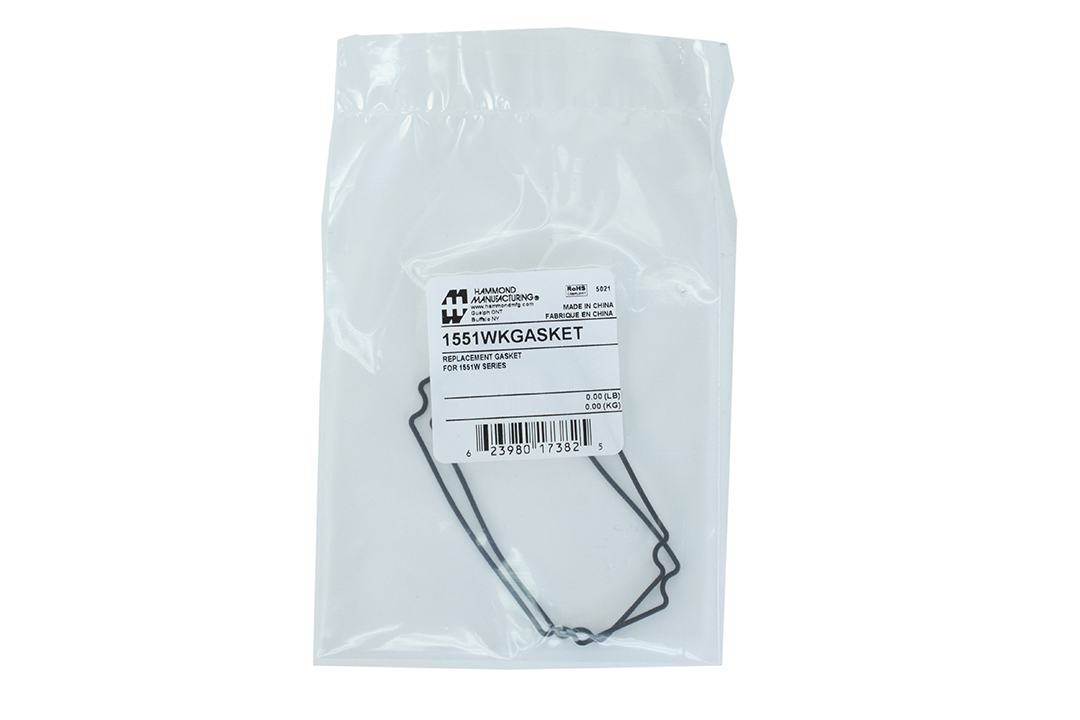 1551WKGASKET silicone replacement gasket 2-pack for 1551WK watertight enclosures