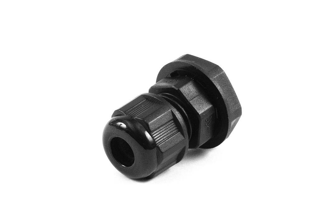 1427NCGPG7G gray nylon PG7 liquid-tight cordgrip cable gland — view 4