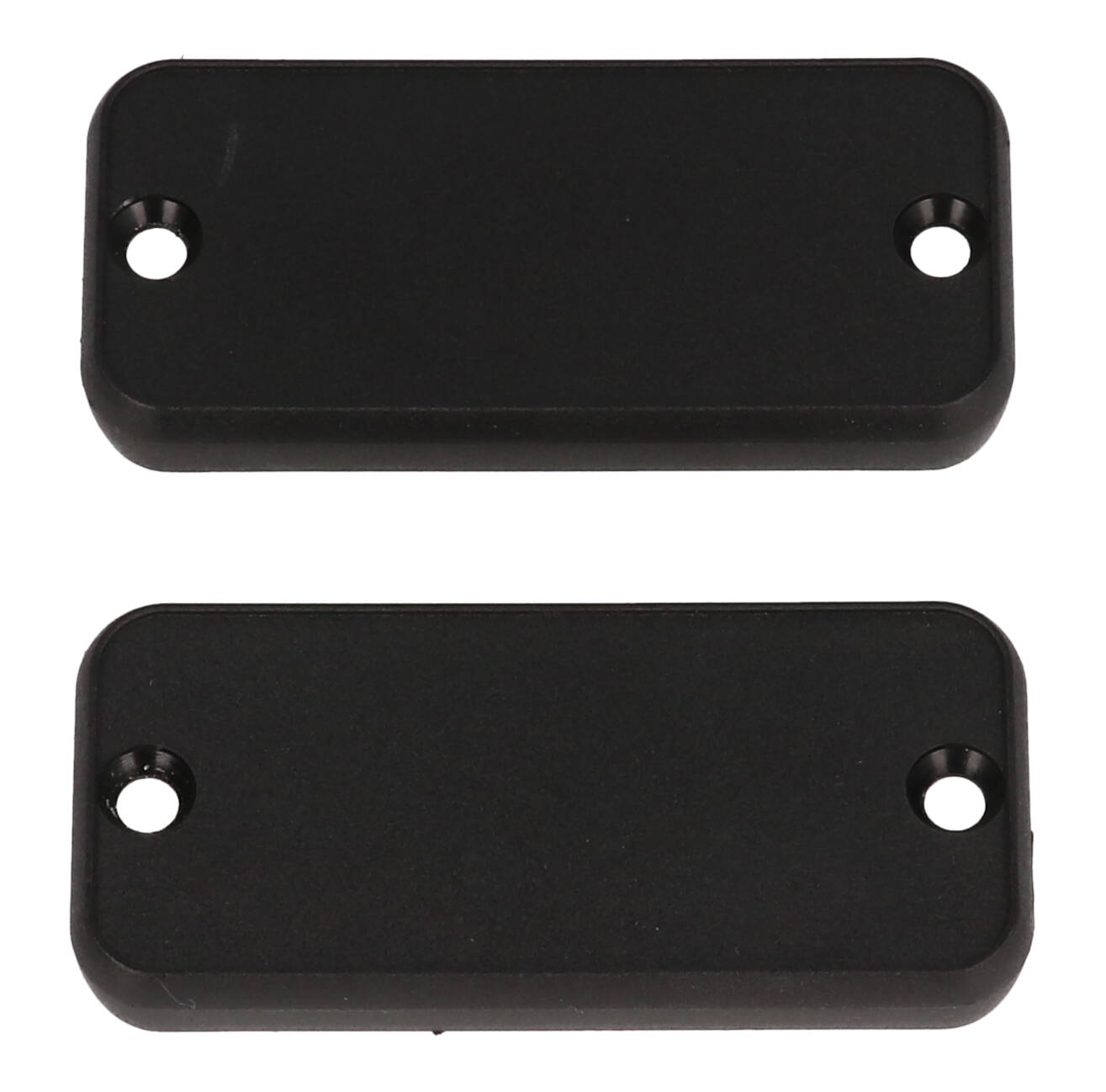 1455CPLBK — black plastic end panels for 1455C enclosures - 2/pack