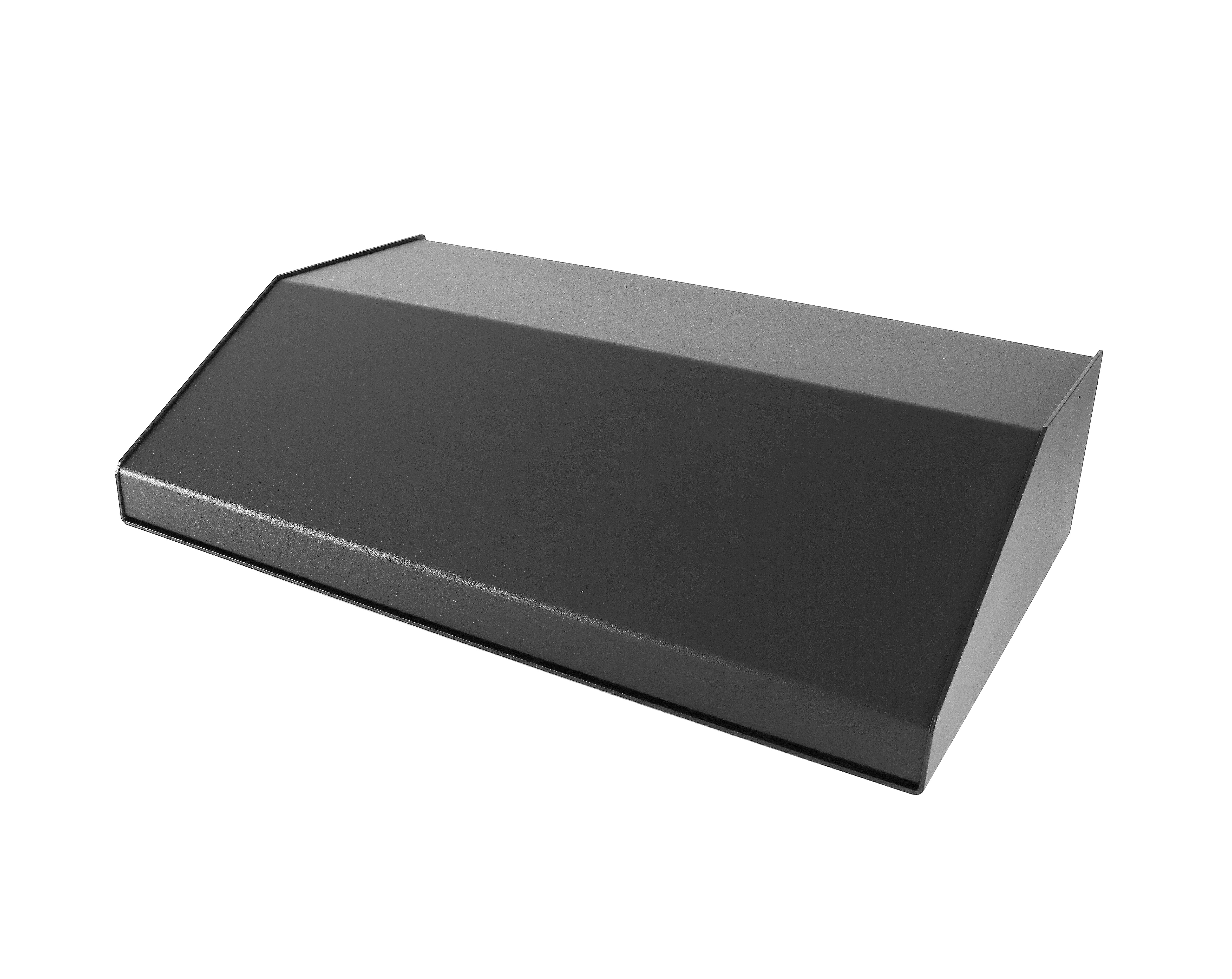 1456RK4BKBK — sloped metal console; 30 degree; black top; black case